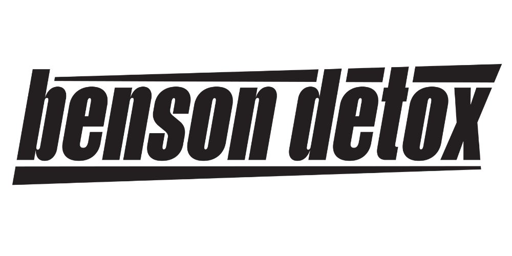 Black logo with the words "berson detox" in stylized font.