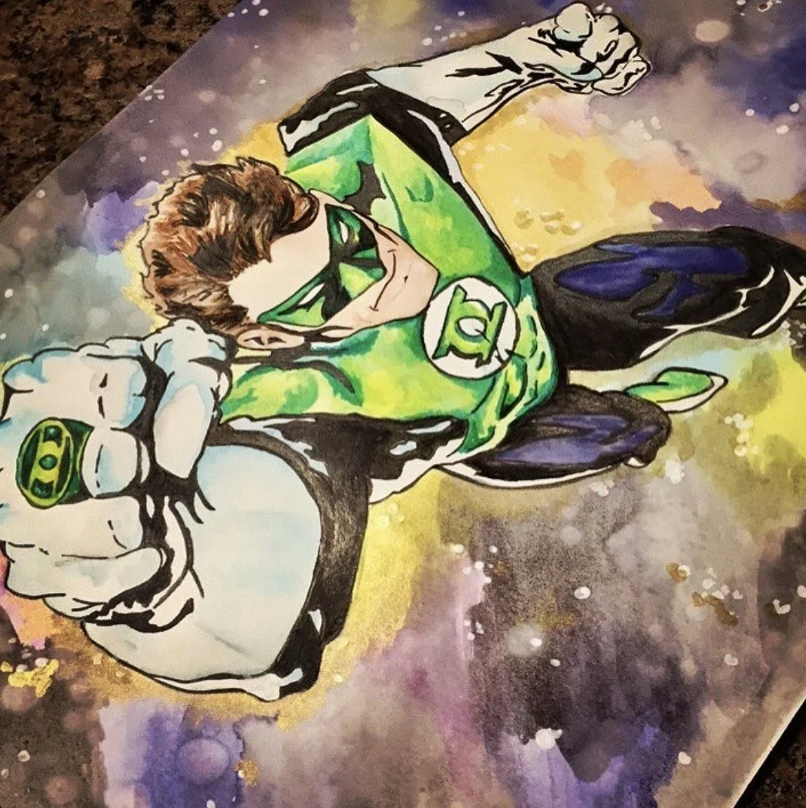 Watercolor Subject + Background