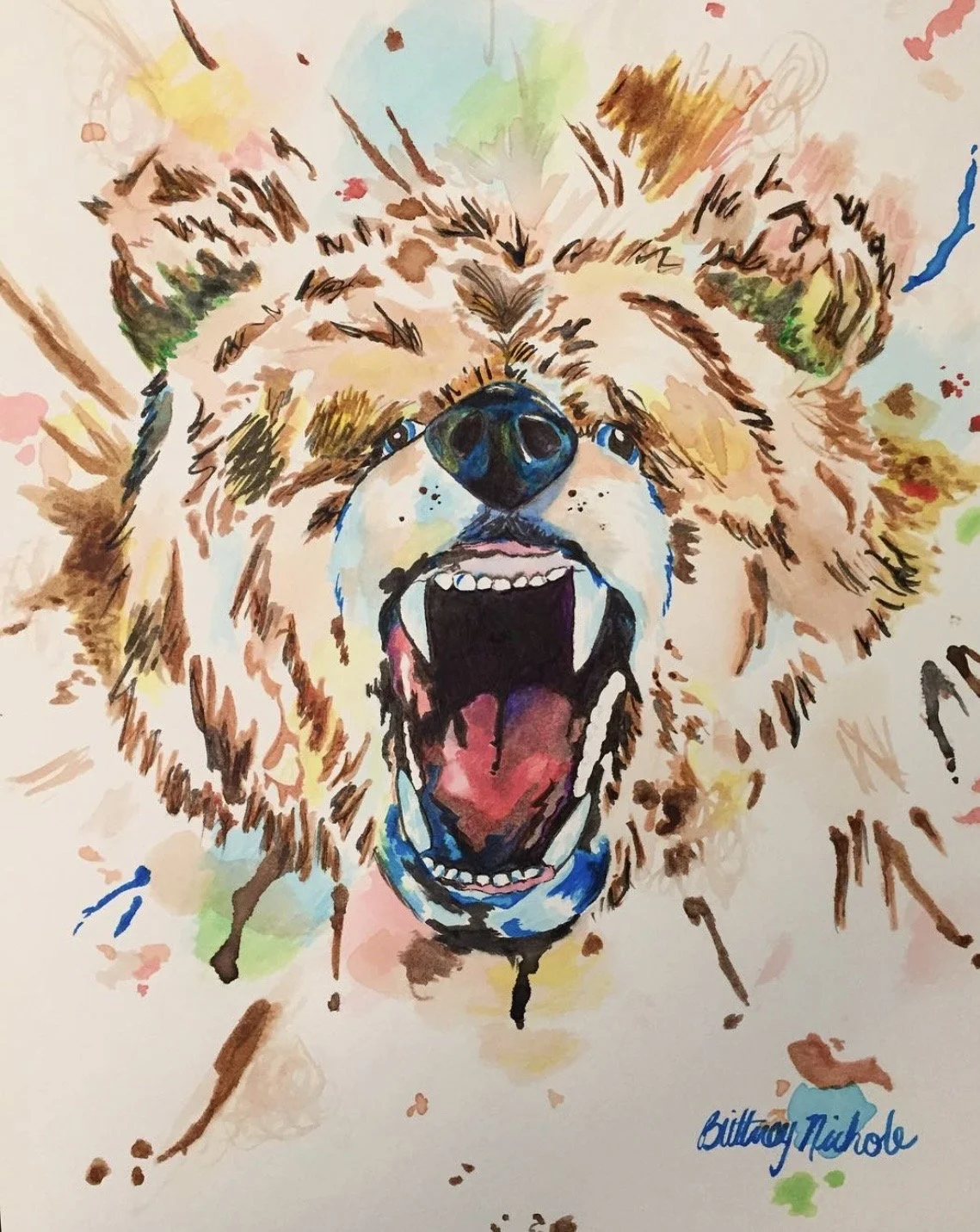 Watercolor Bear