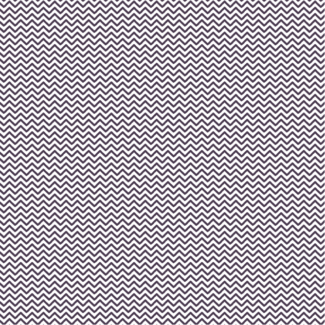 Close-up of a dark purple fabric with a zigzag pattern of small purple lines.