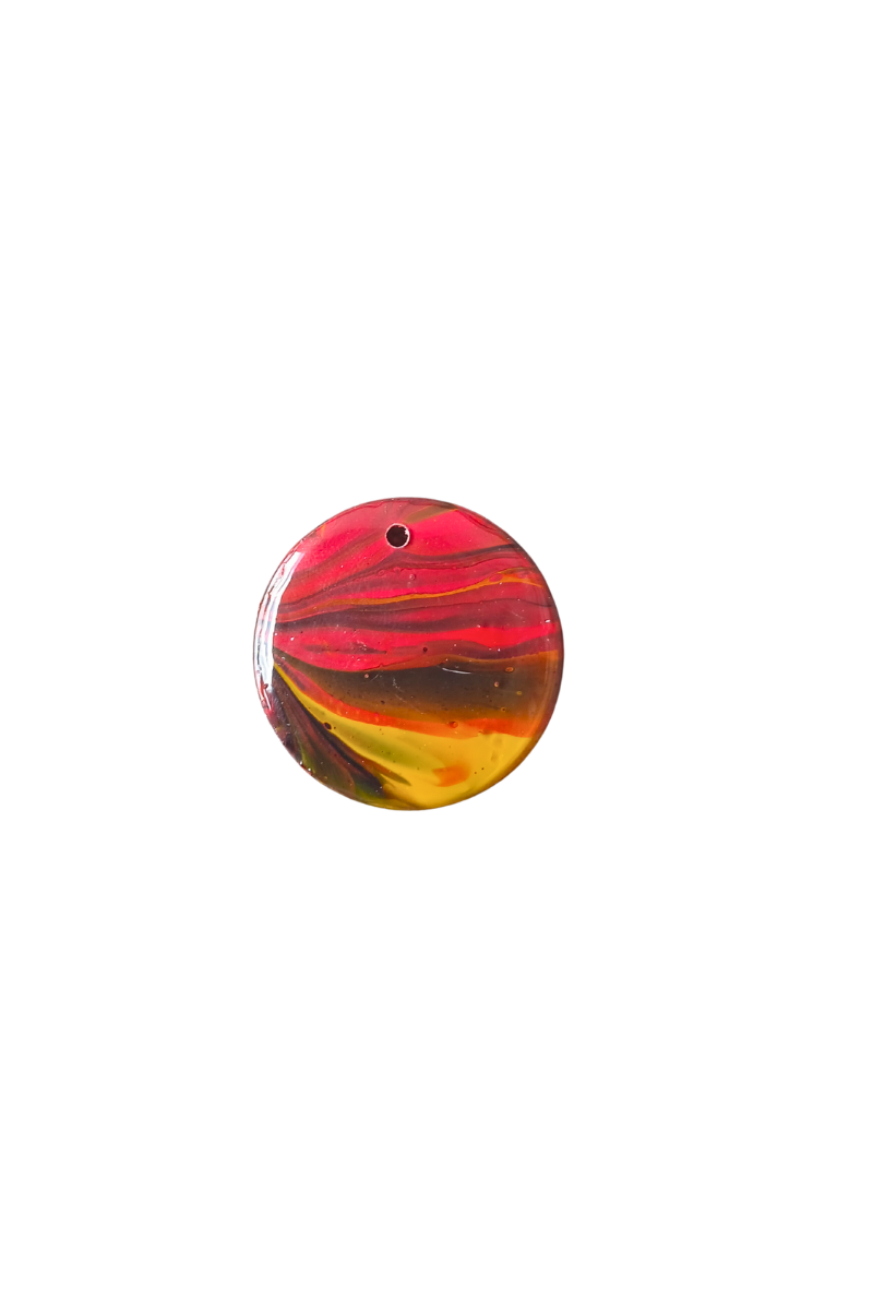 Customized Dog I.D. Tags/People Pendant (Small Circle, 1.5")