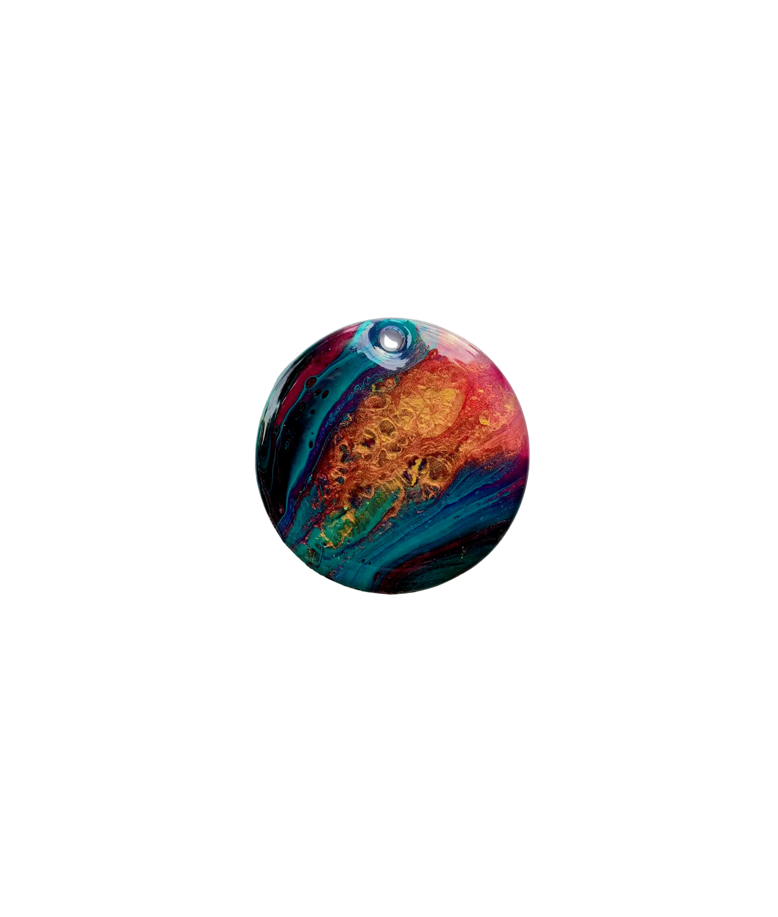 Customized Dog. I.D. Tags/People Pendants (Circle Large, 2")