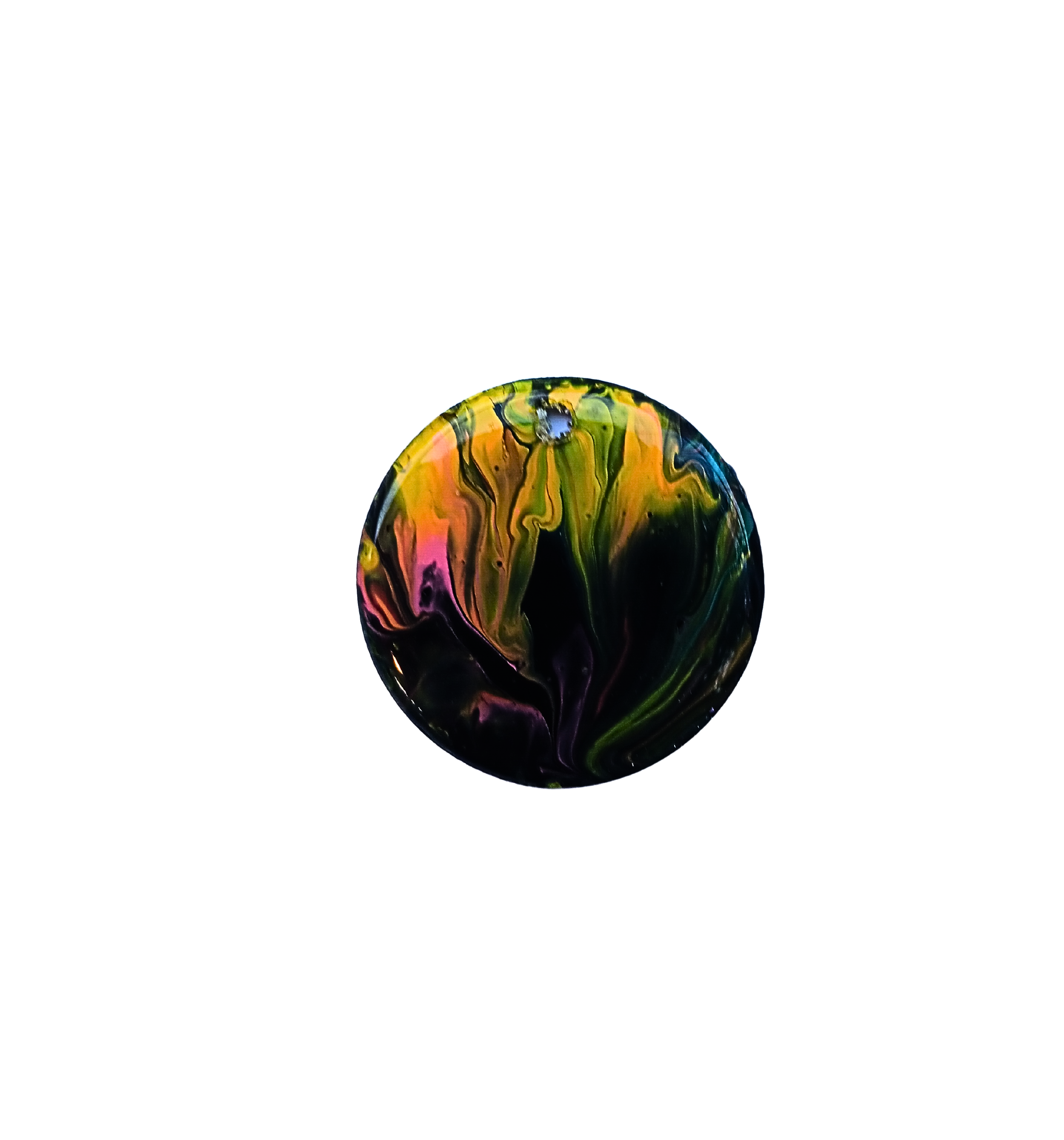 Colorful abstract marble pattern with swirls of yellow, green, pink, and purple.