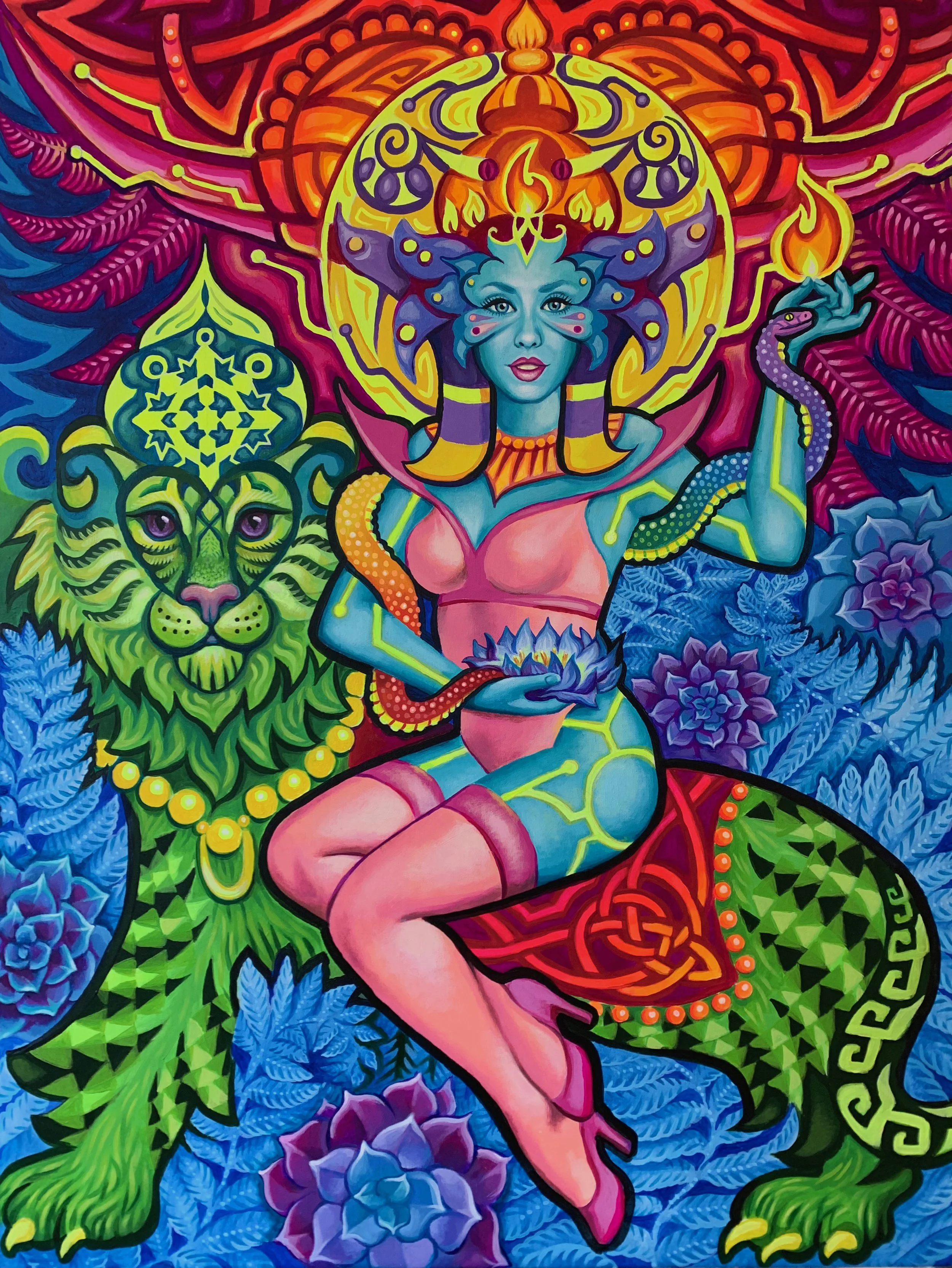Blue Lotus Giclée Print
