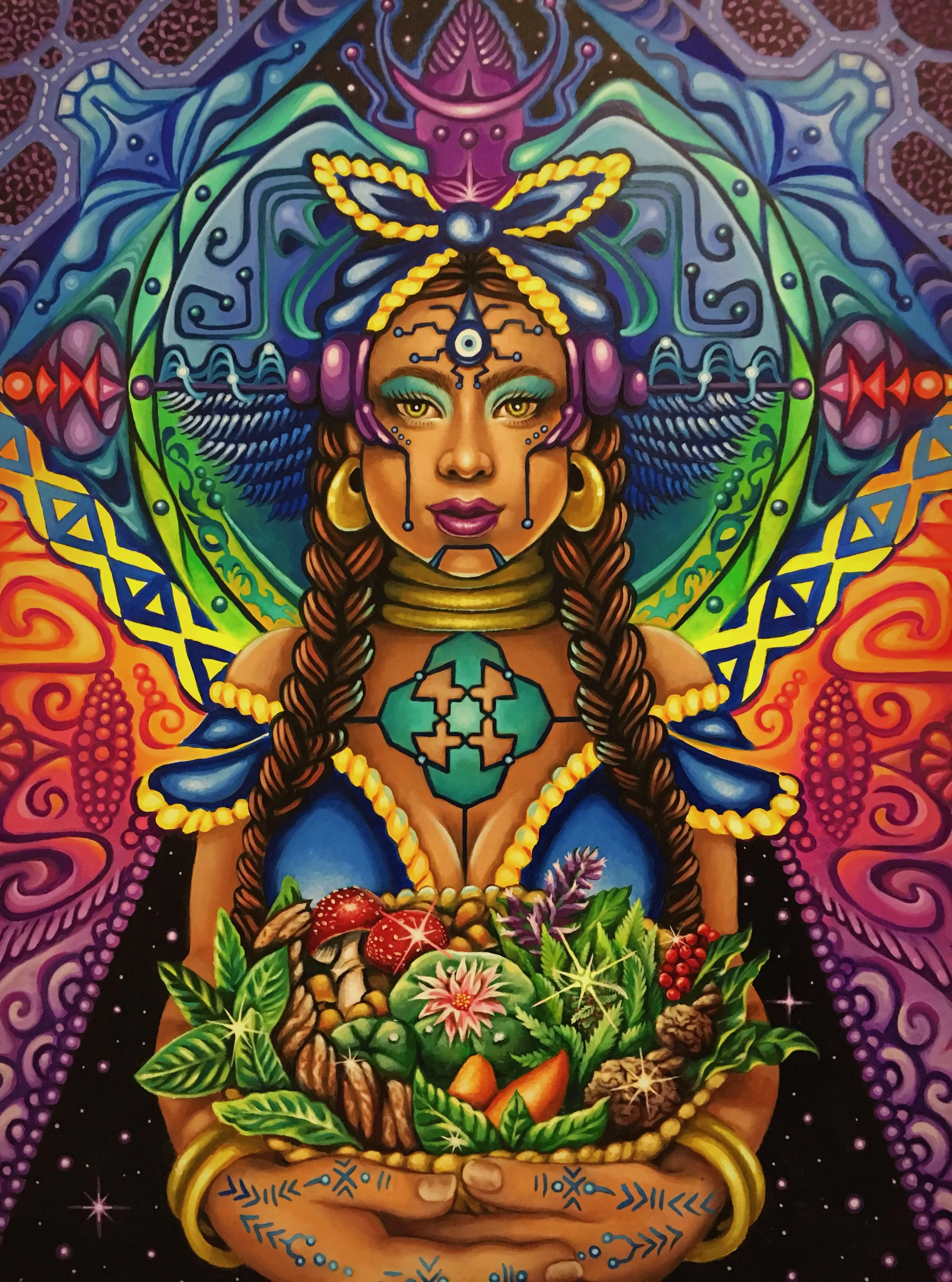 Ancient Future Messenger Giclée Print