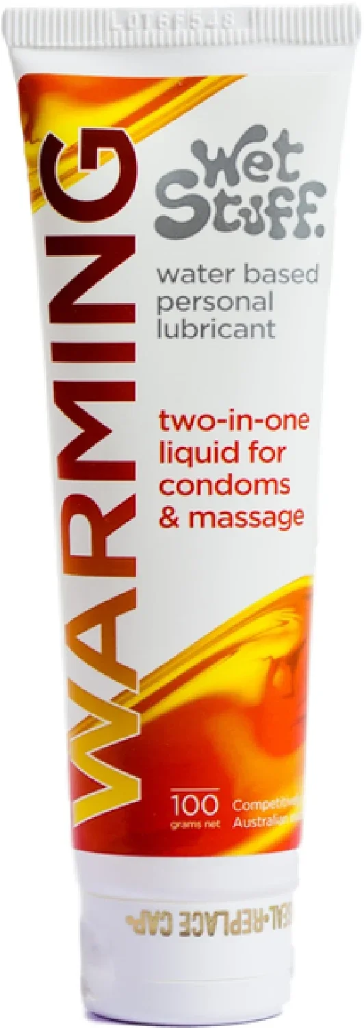 Warming Water Based Lubricant - 100 gram Tube Wet Stuff