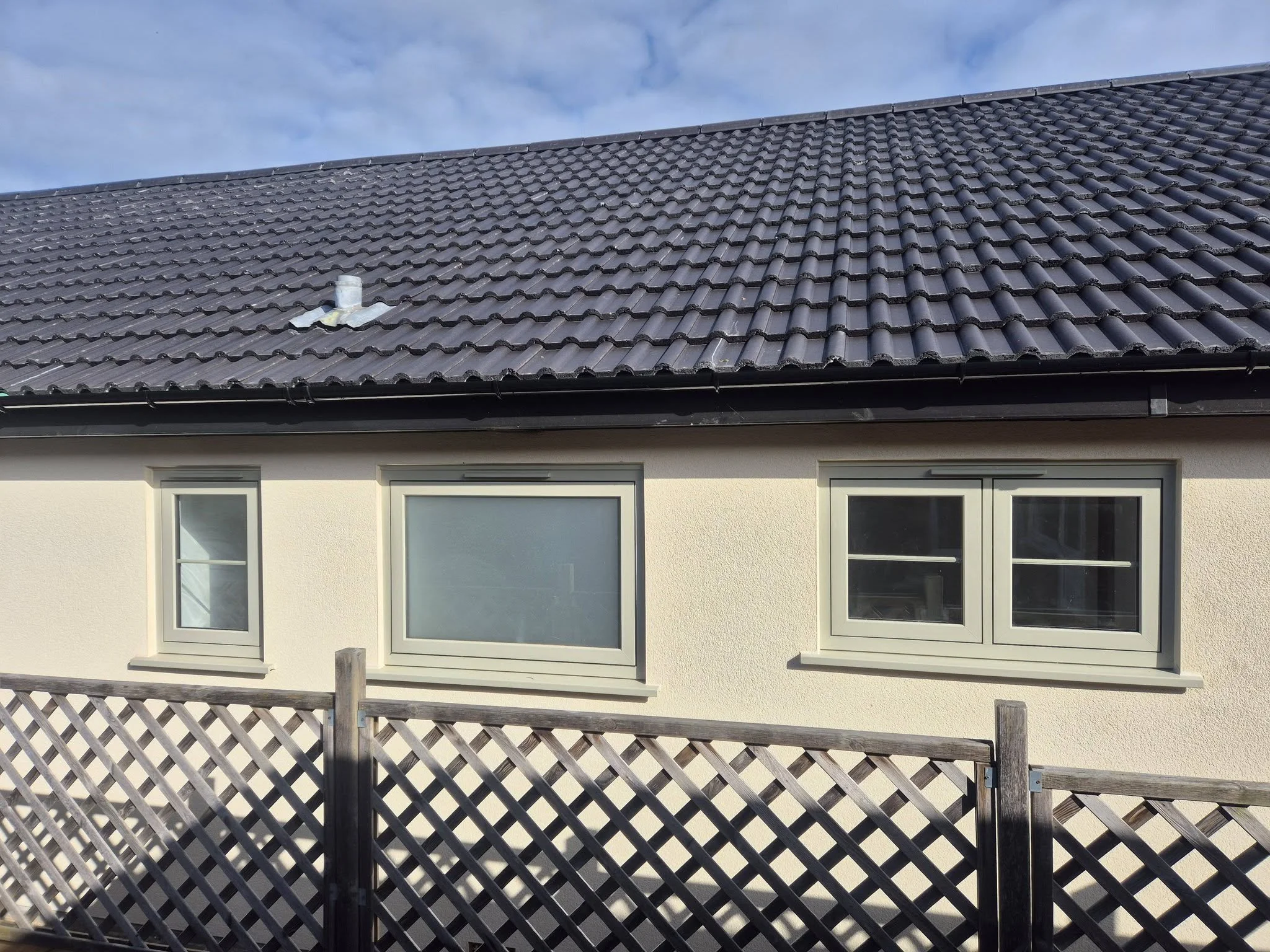 uPVC windows in Pebble Grey with astrigal bars, installed in Langho