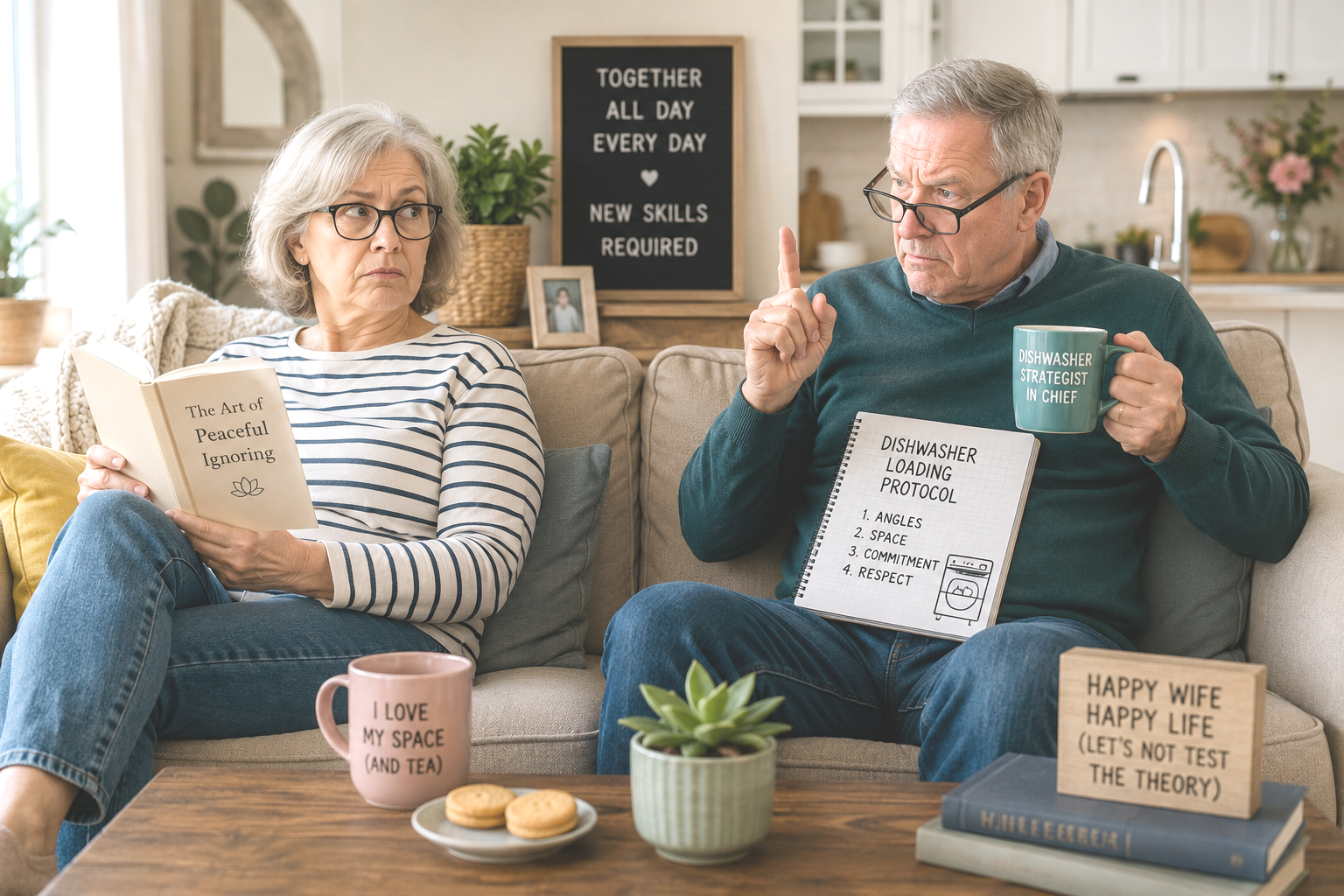 The unexpected politics of being home all day…. together