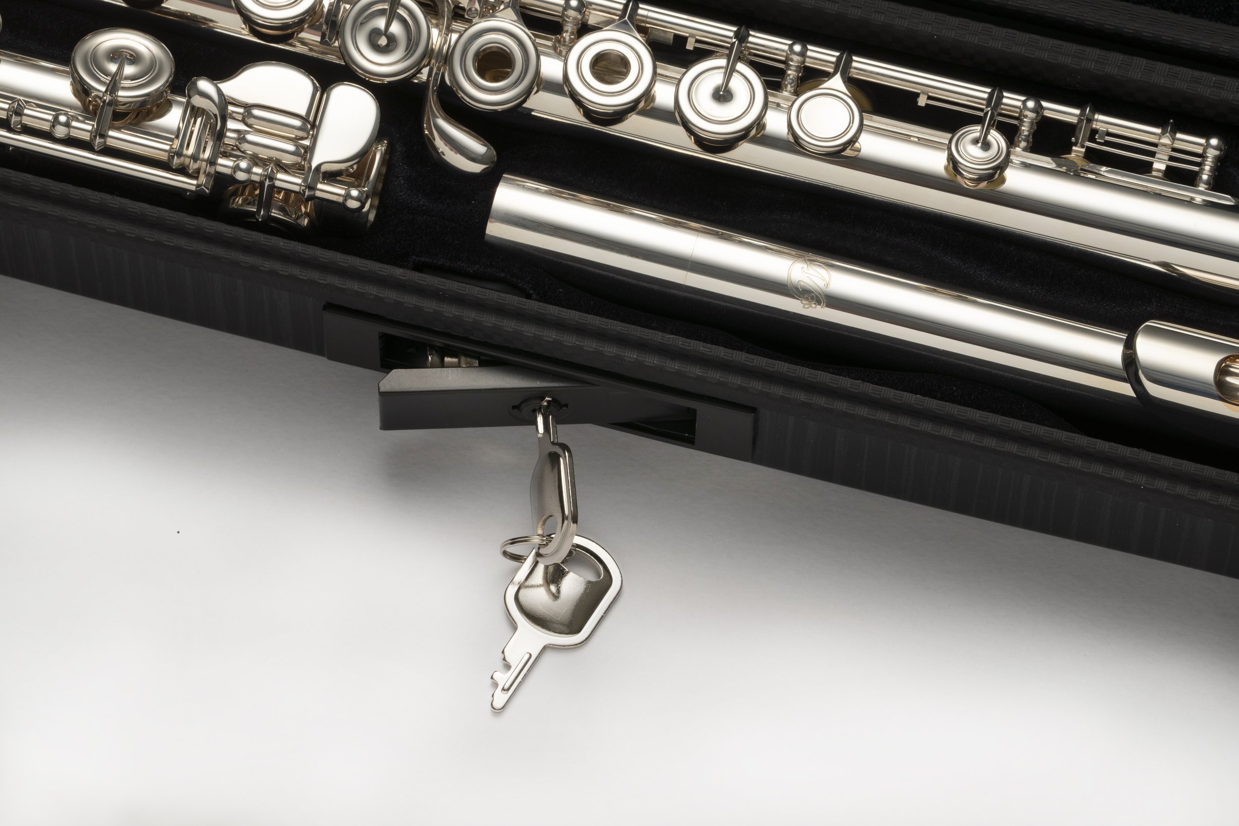 4019XLLB_Black_Lazure_Flute_Slim_keyed_lock.jpg