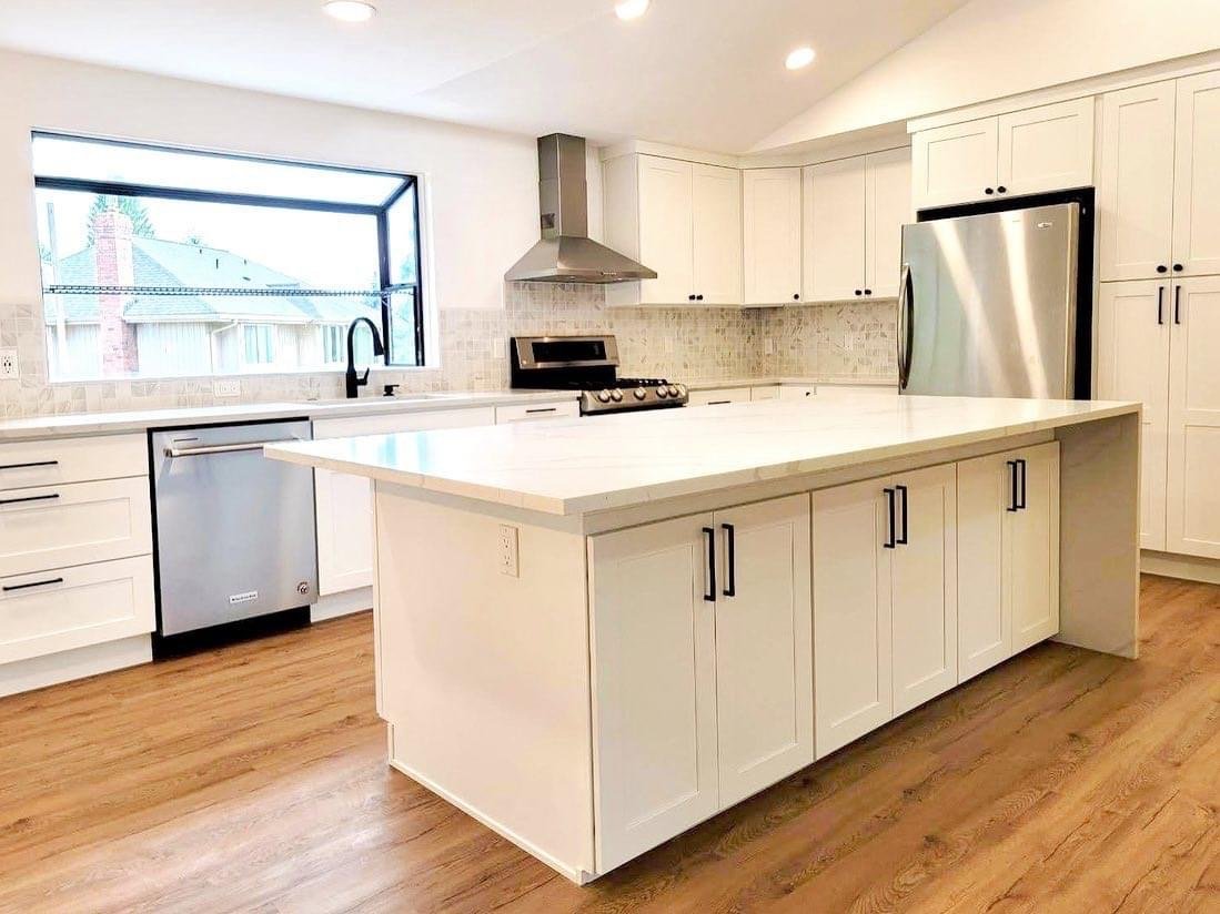 The floor plan change of this Bothell kitchen remodel allowed for a fun vision to come to life.