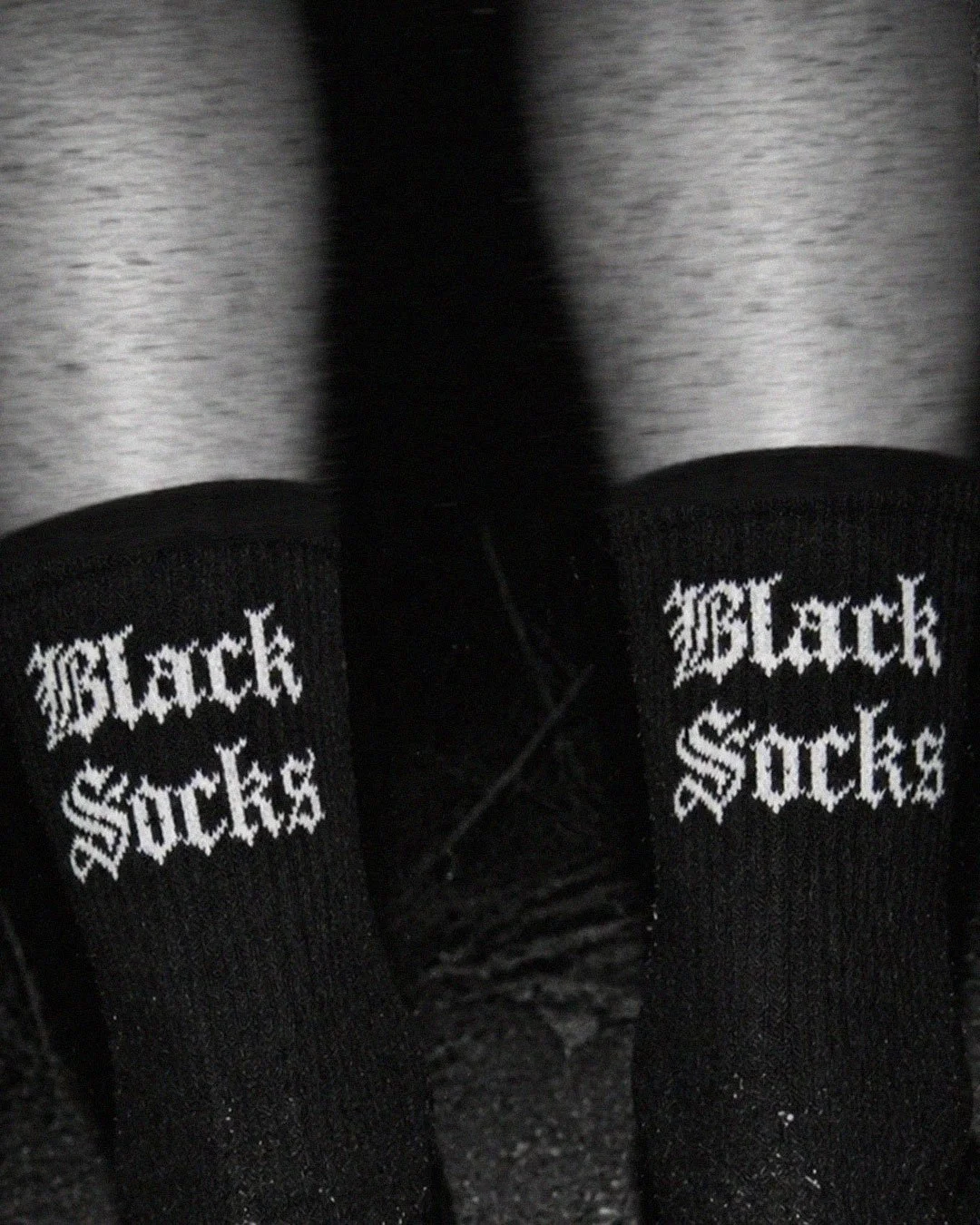 Black Socks Black Socks (One Pair)