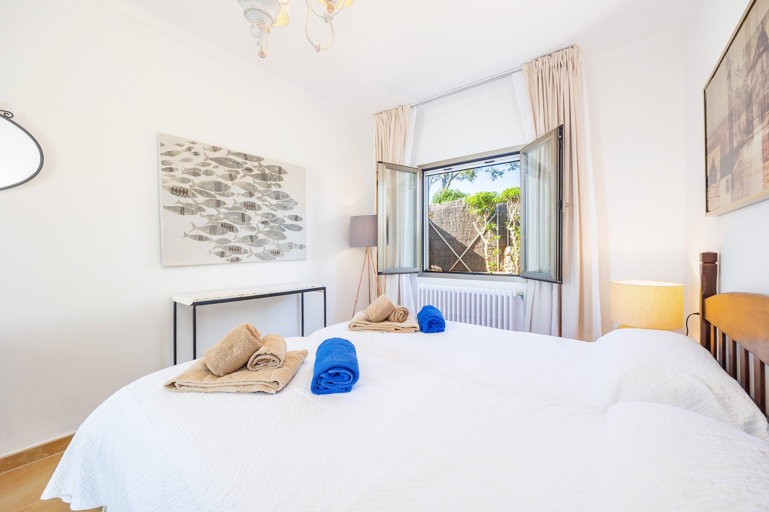 Coastal interior of Can Fernando Es Pontàs Mallorca with panoramic sea views and natural light real estate photography