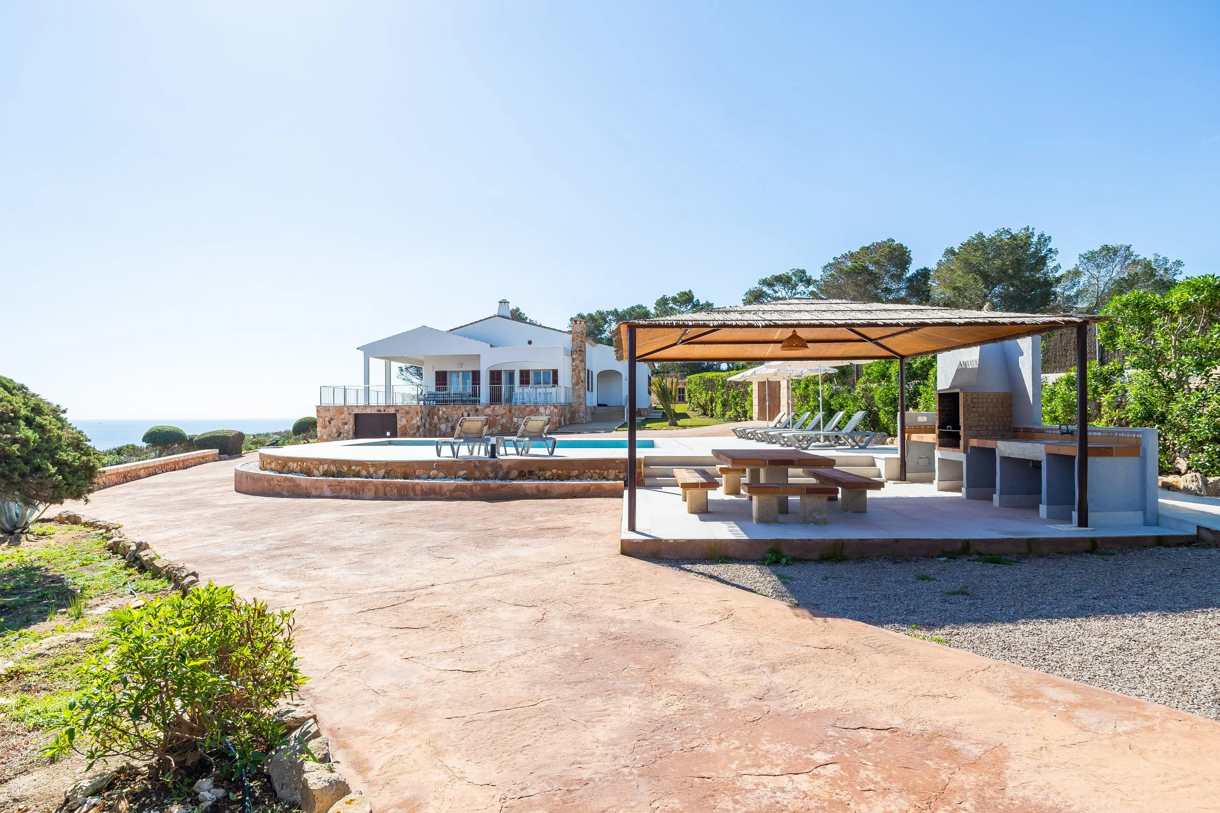 Can Fernando Es Pontàs Mallorca first line coastal property with panoramic sea views real estate photography