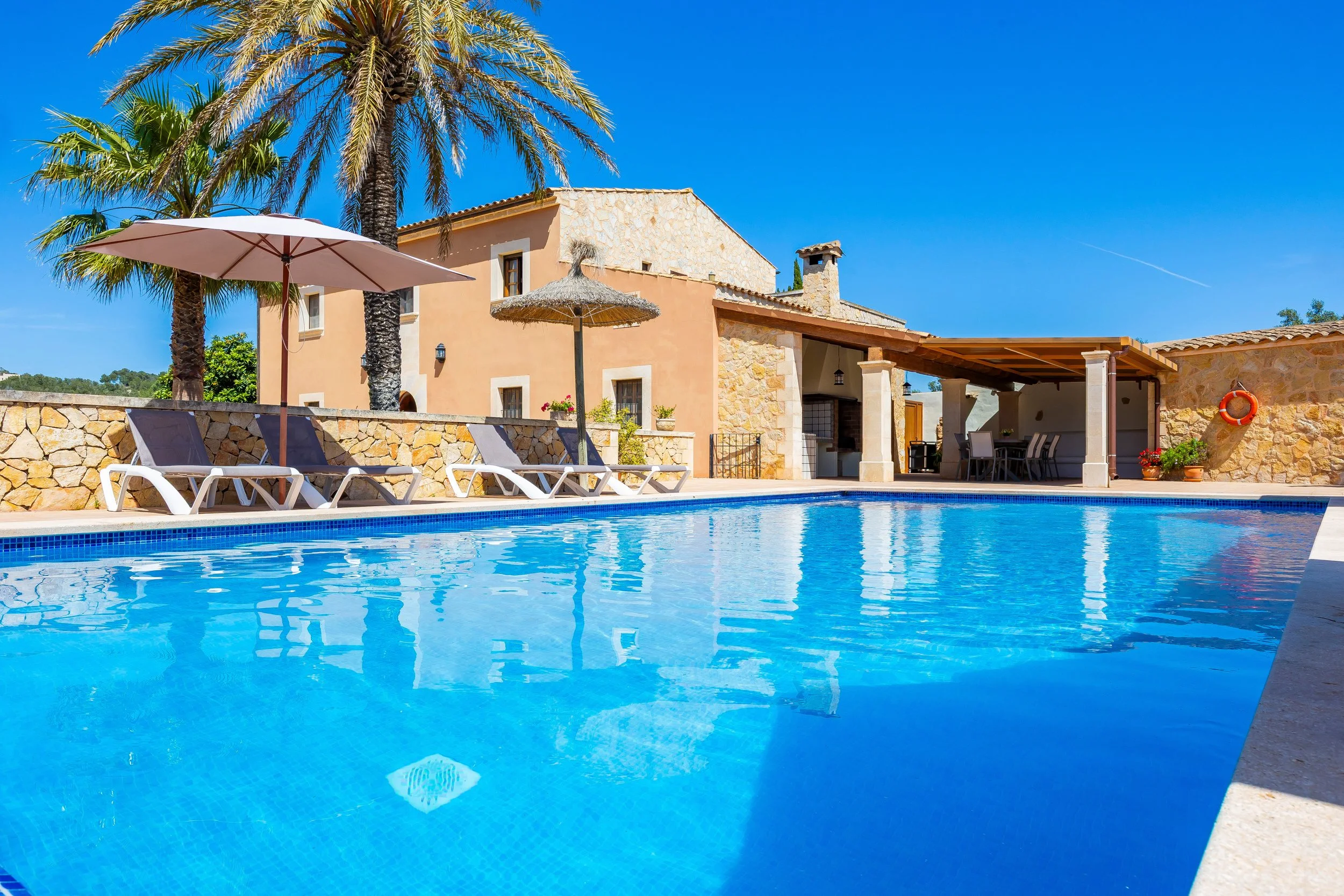 Cas Cuni Mallorca traditional house exterior with natural light real estate photography