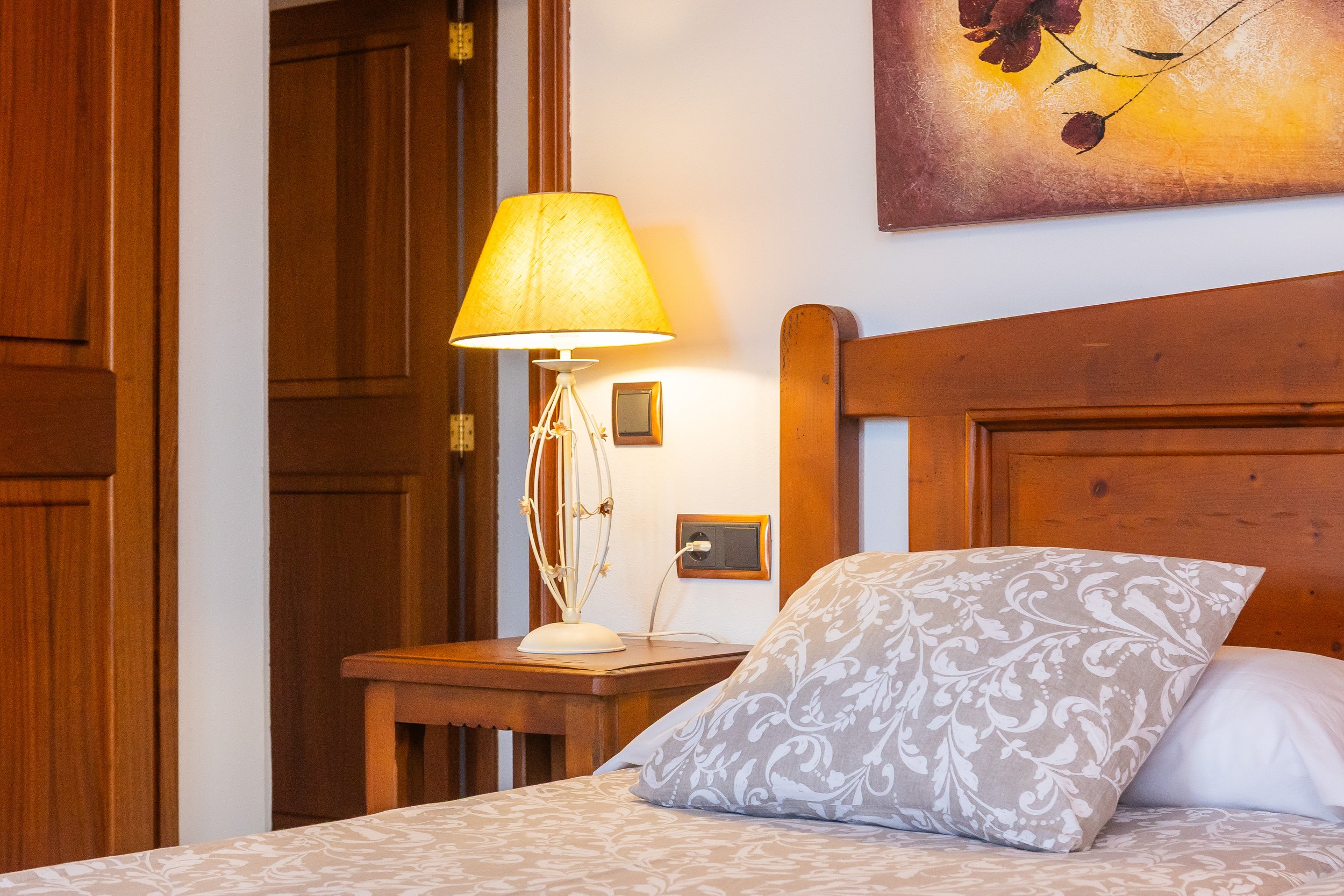 Traditional interior of Cas Cuni Mallorca with rustic architecture and natural light real estate photography