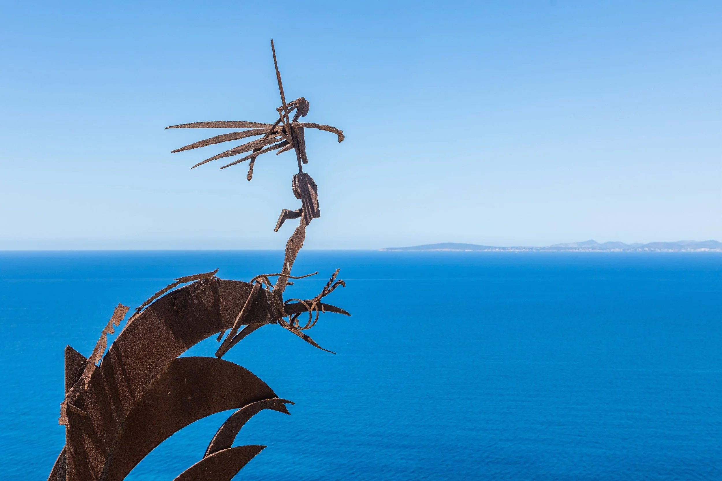 Coastal villa exterior real estate photography in Mallorca with sea views