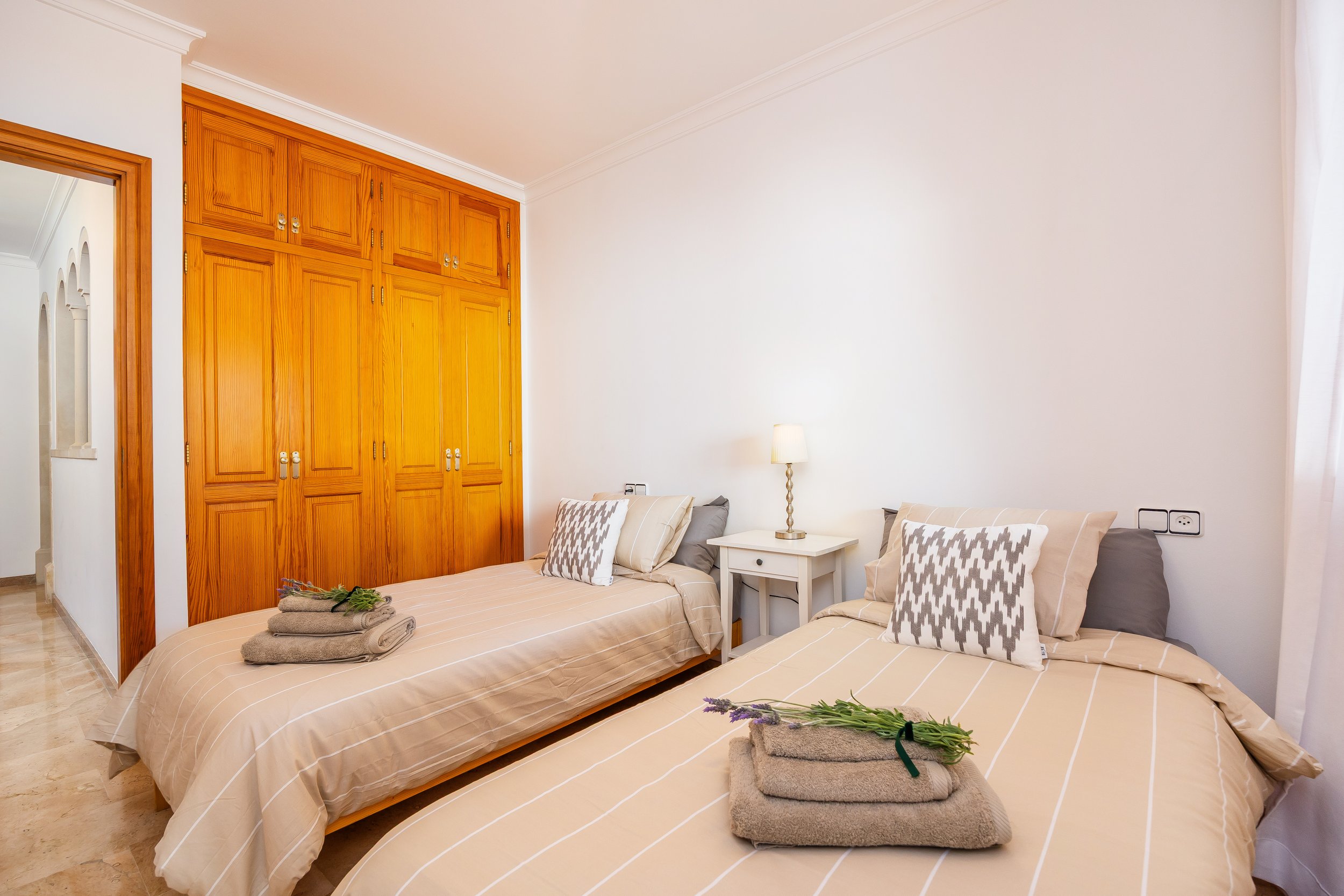 Coastal interior at Sol d’Es Trenc Mallorca with natural light and Mediterranean style real estate photography