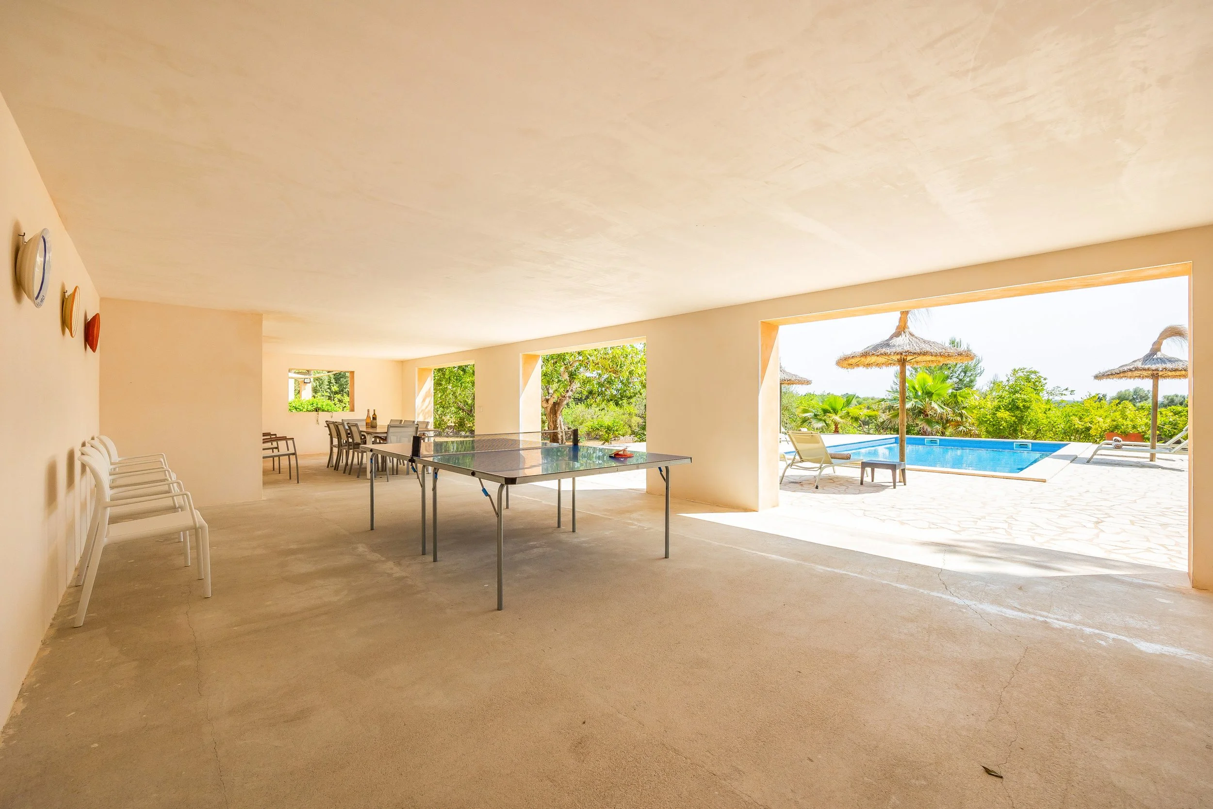 Rural house near Campos Mallorca with private pool, large plot and natural surroundings real estate photography