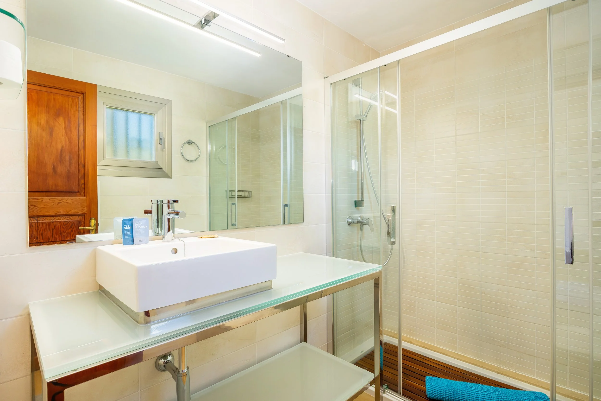 Coastal interior of Can Fernando Es Pontàs Mallorca with panoramic sea views and natural light real estate photography