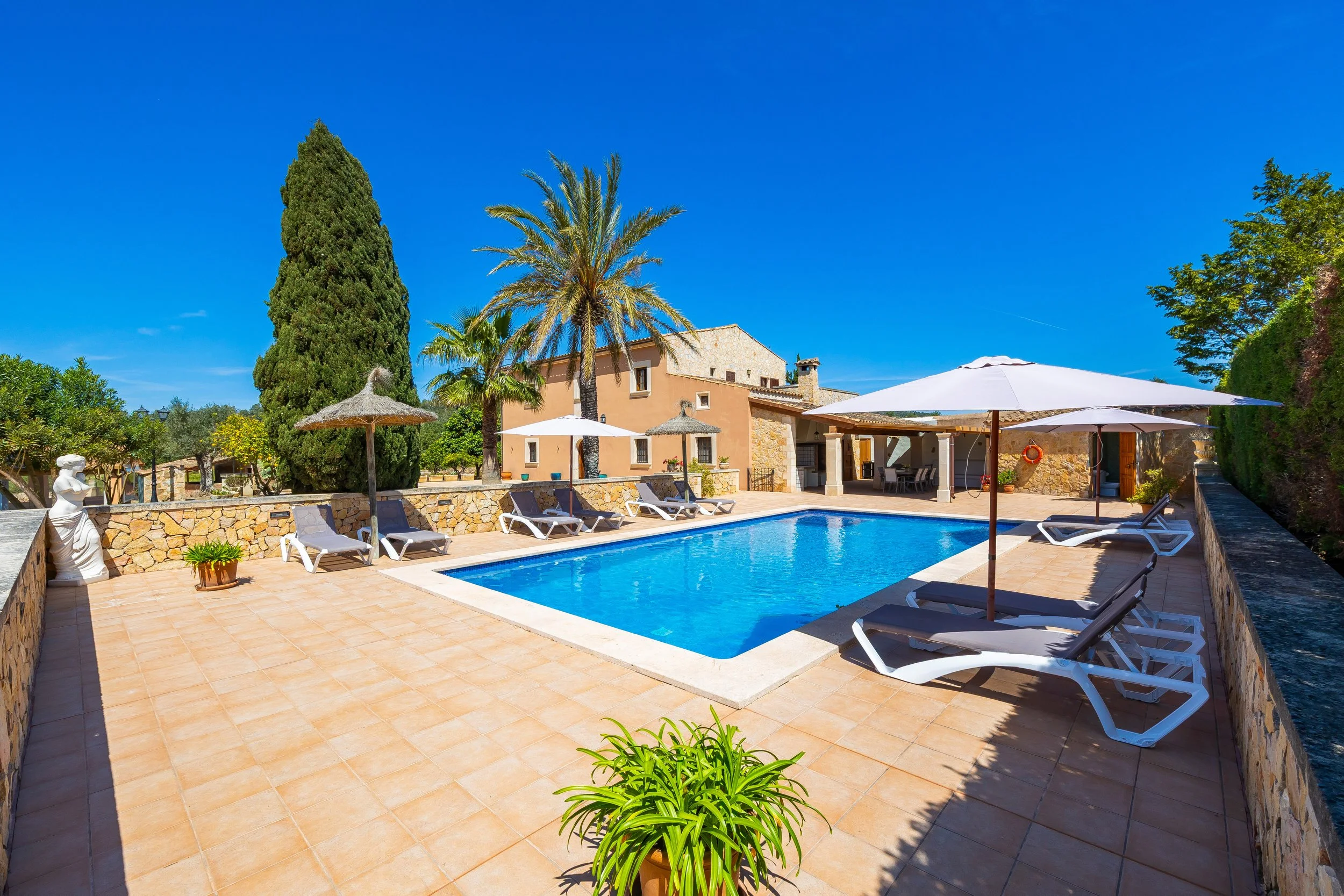 Cas Cuni Mallorca traditional house exterior with natural light real estate photography
