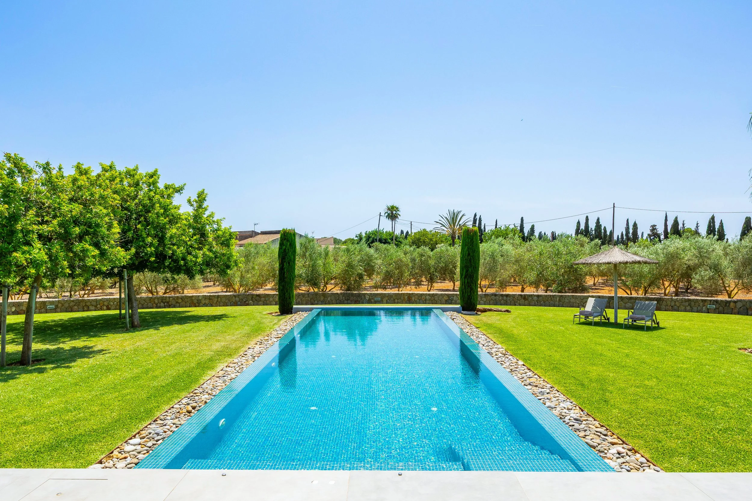 S’Hort de Can Rius Mallorca luxury countryside estate with pool and natural surroundings real estate photography