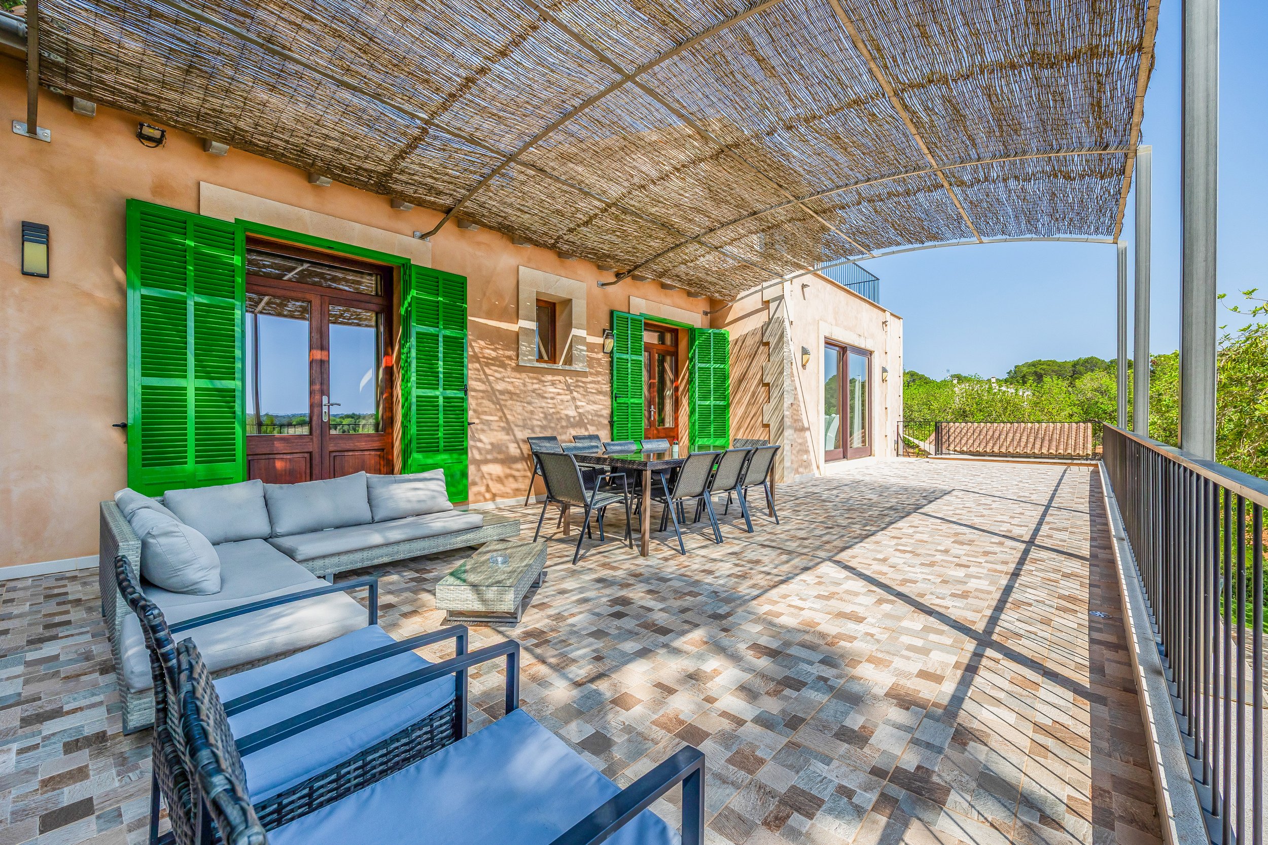 Rural house near Campos Mallorca with private pool, large plot and natural surroundings real estate photography