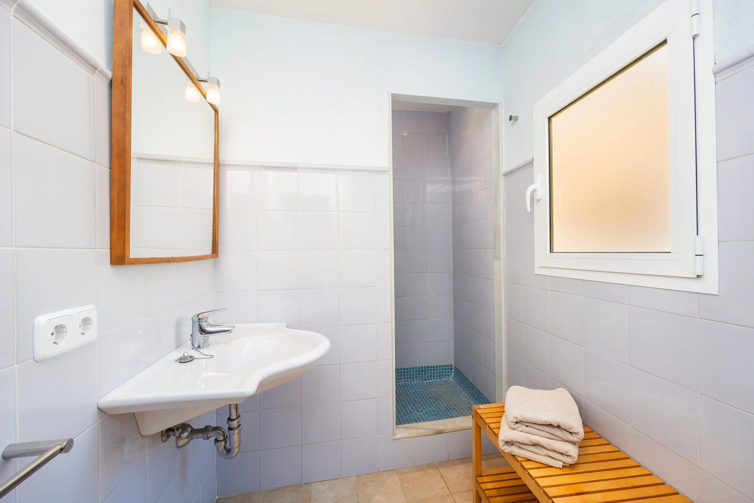 Historic interior of traditional house in Felanitx Mallorca with natural light real estate photography