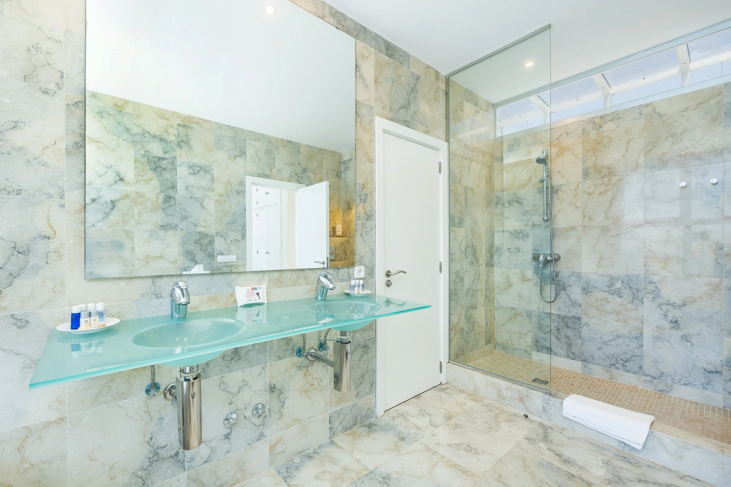 Luxury bathroom interior real estate photography in Mallorca