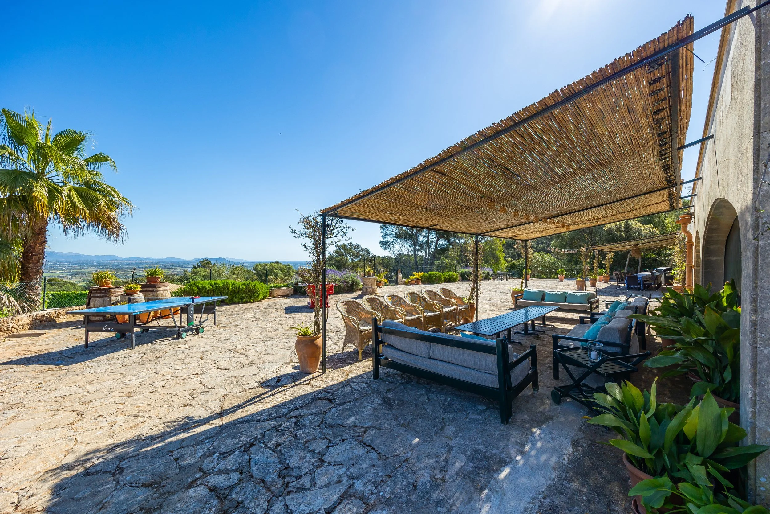 Luxury finca with swimming pool and Serra de Tramuntana views in Mallorca real estate photography