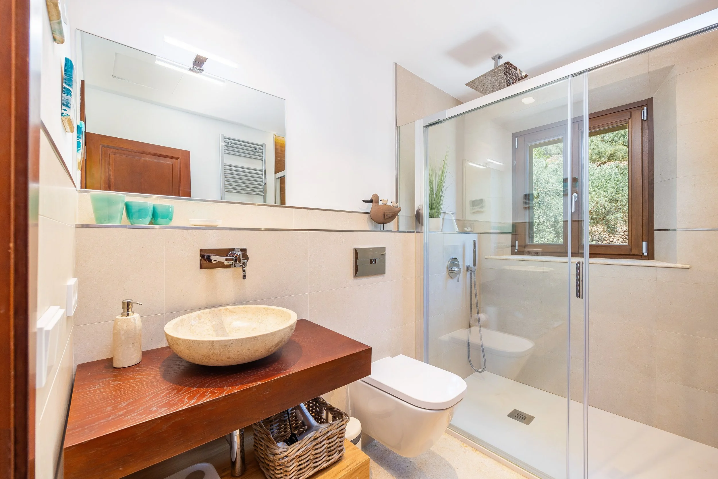 Sa Papaiona Mallorca traditional finca interior with rustic architecture and natural light real estate photography