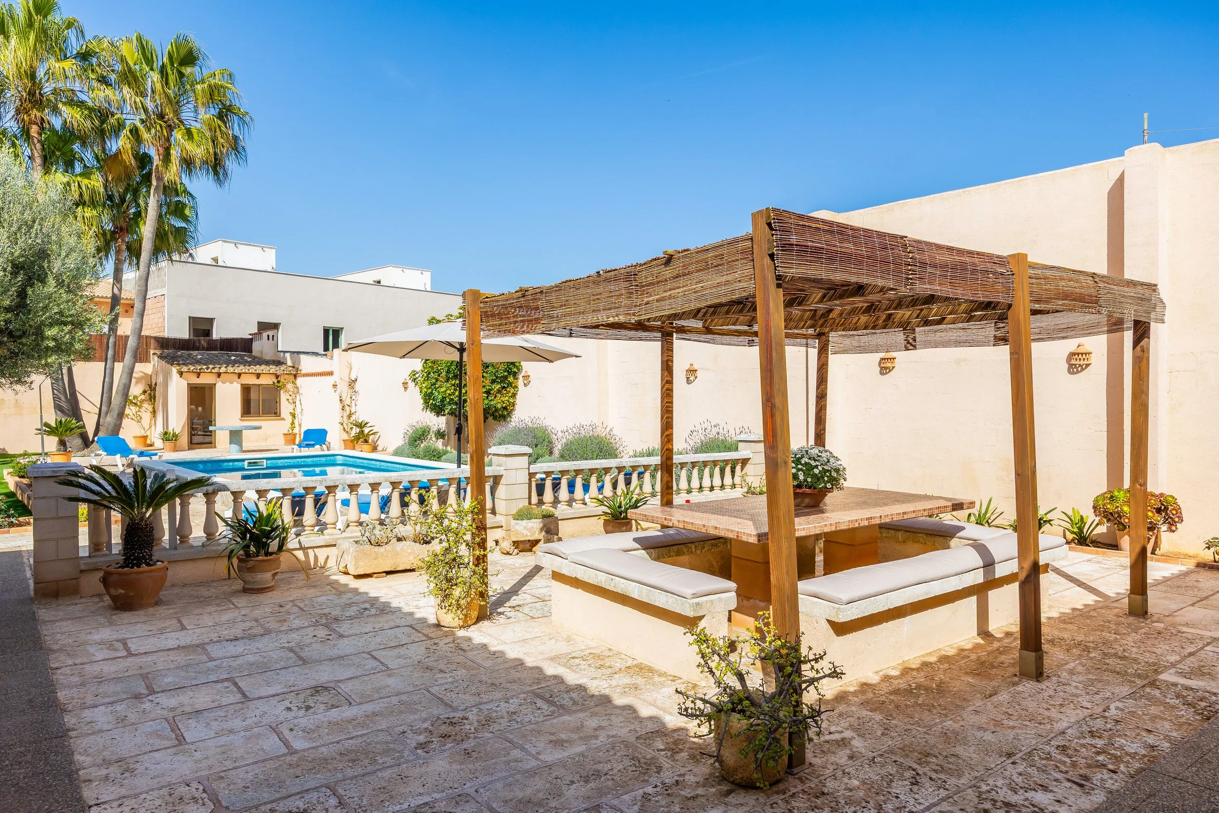 Sol d’Es Trenc Mallorca coastal property with swimming pool near Es Trenc beach real estate photography