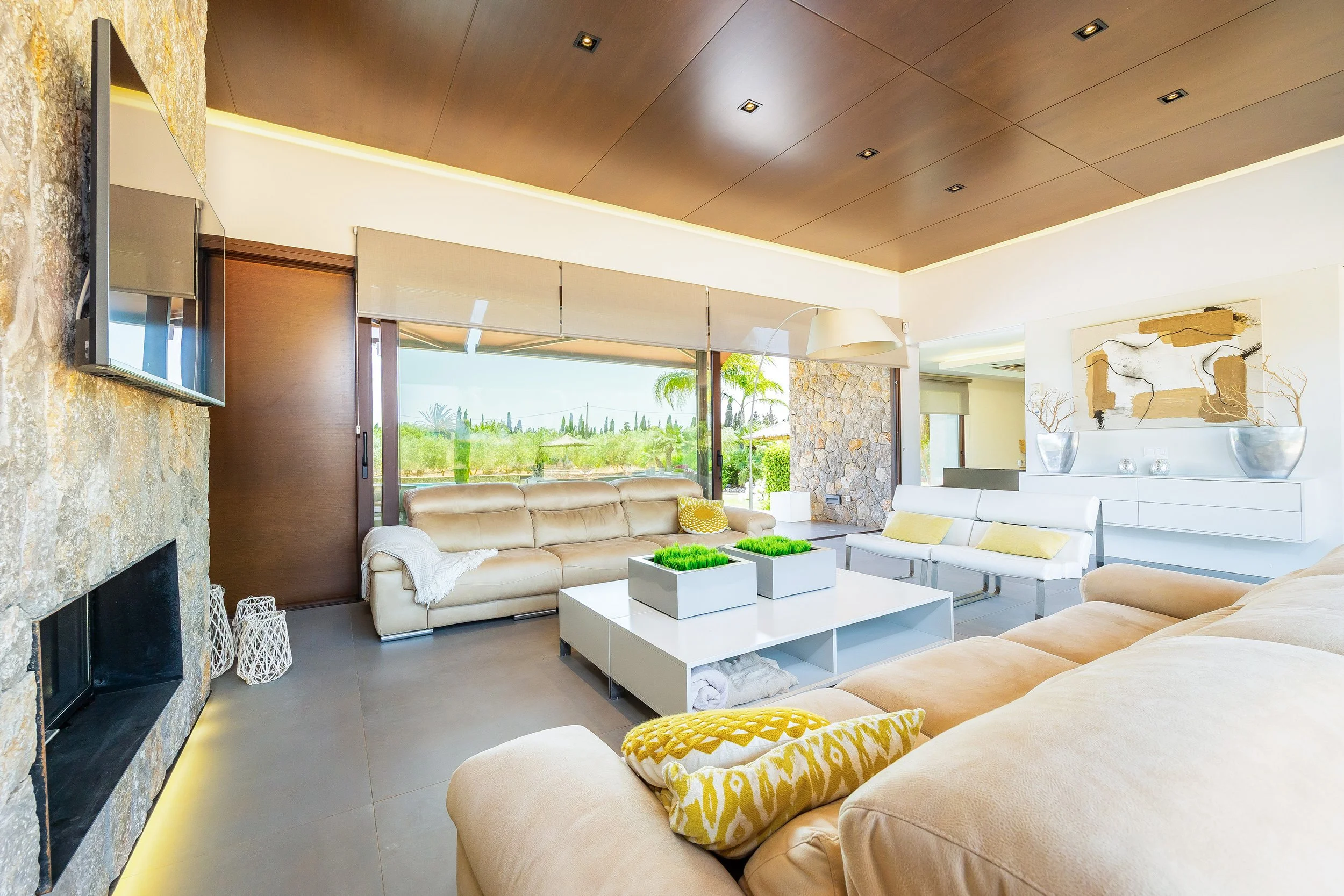 S’Hort de Can Rius Mallorca luxury interior with elegant design and natural light real estate photography