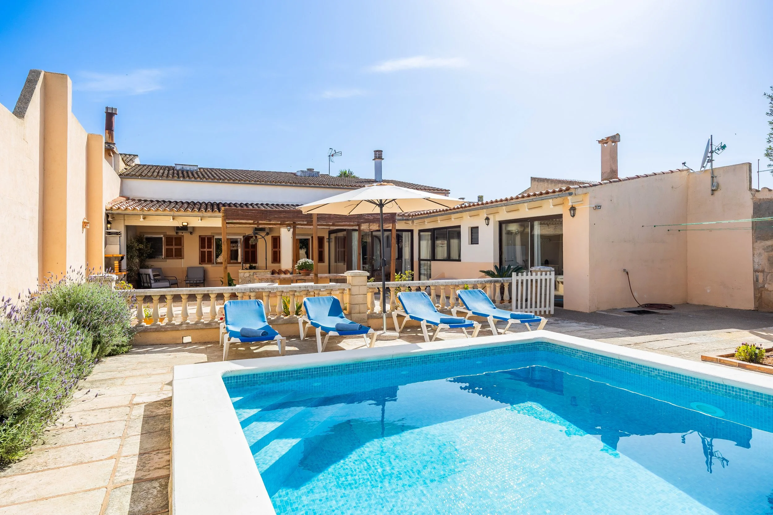 Sol d’Es Trenc Mallorca coastal property with swimming pool near Es Trenc beach real estate photography