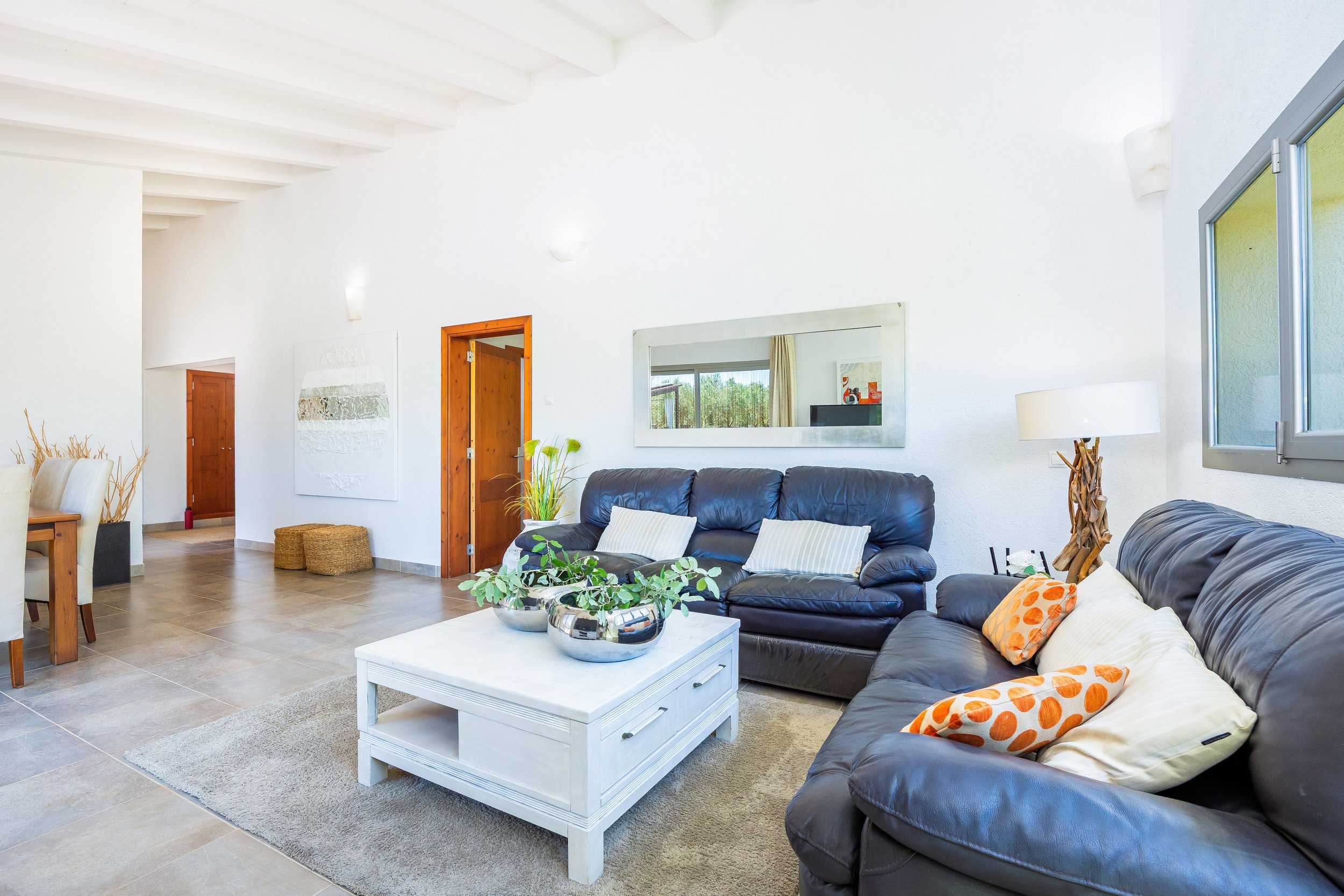 Sa Finca Mallorca family finca interior with spacious rooms and natural light real estate photography