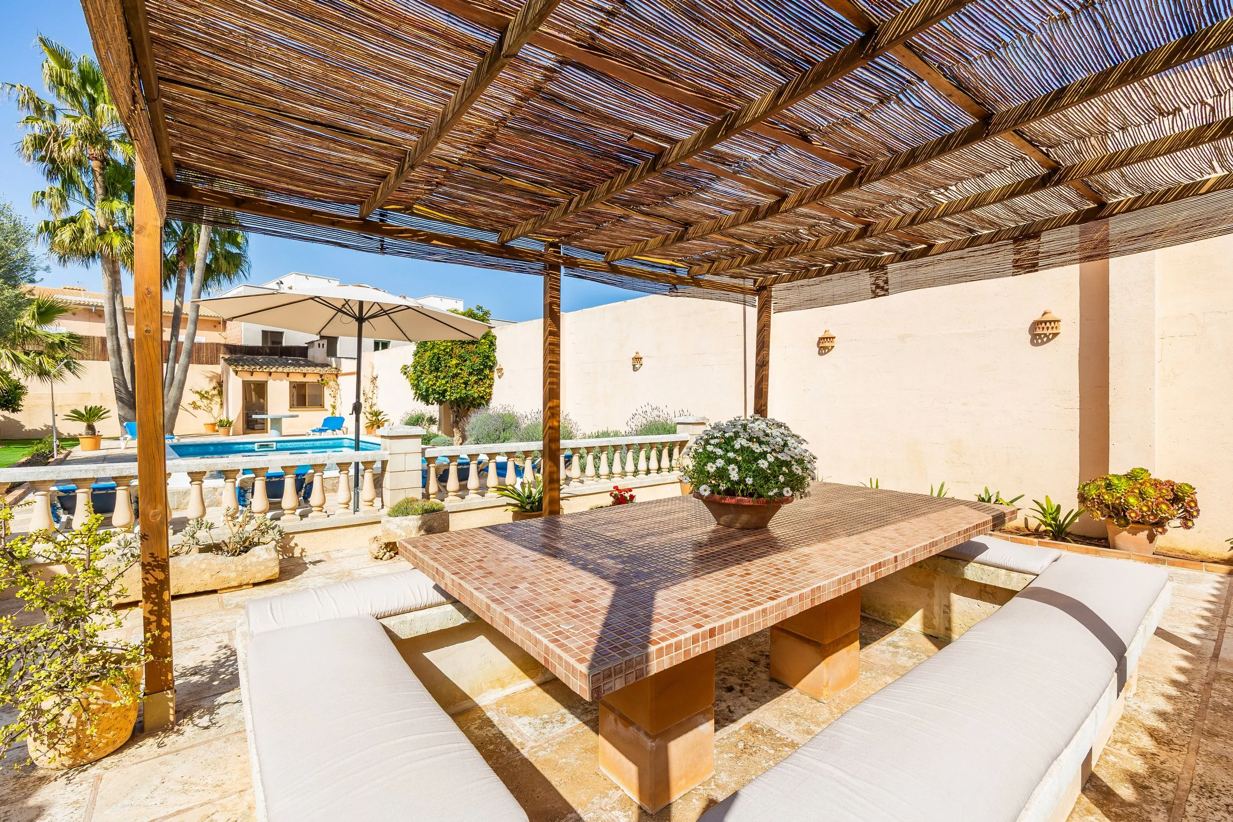 Sol d’Es Trenc Mallorca coastal property with swimming pool near Es Trenc beach real estate photography