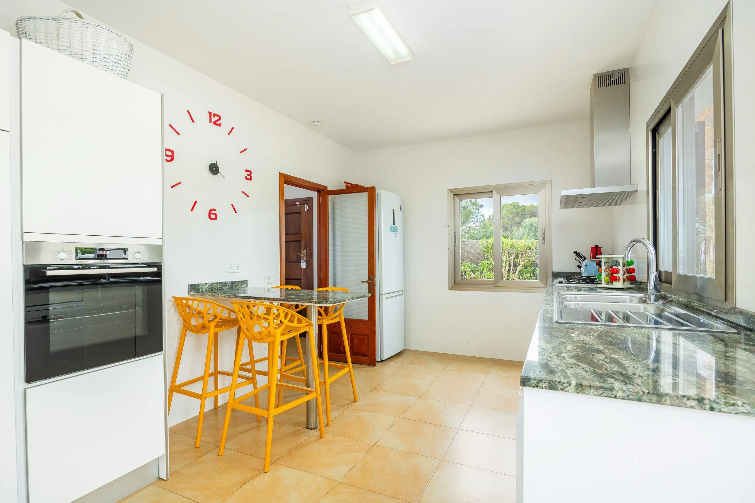 Coastal interior of Can Fernando Es Pontàs Mallorca with panoramic sea views and natural light real estate photography