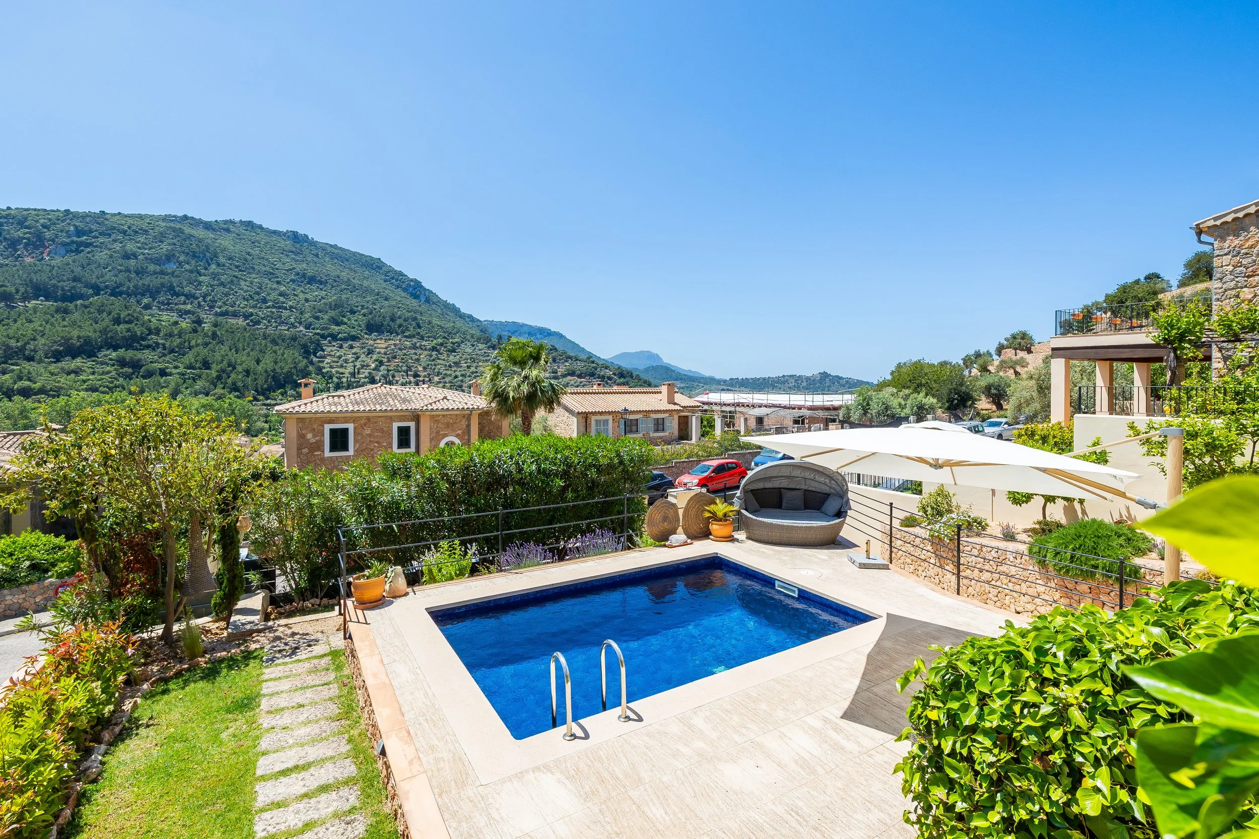 Traditional Mallorcan finca exterior photography at Sa Papaiona with natural light