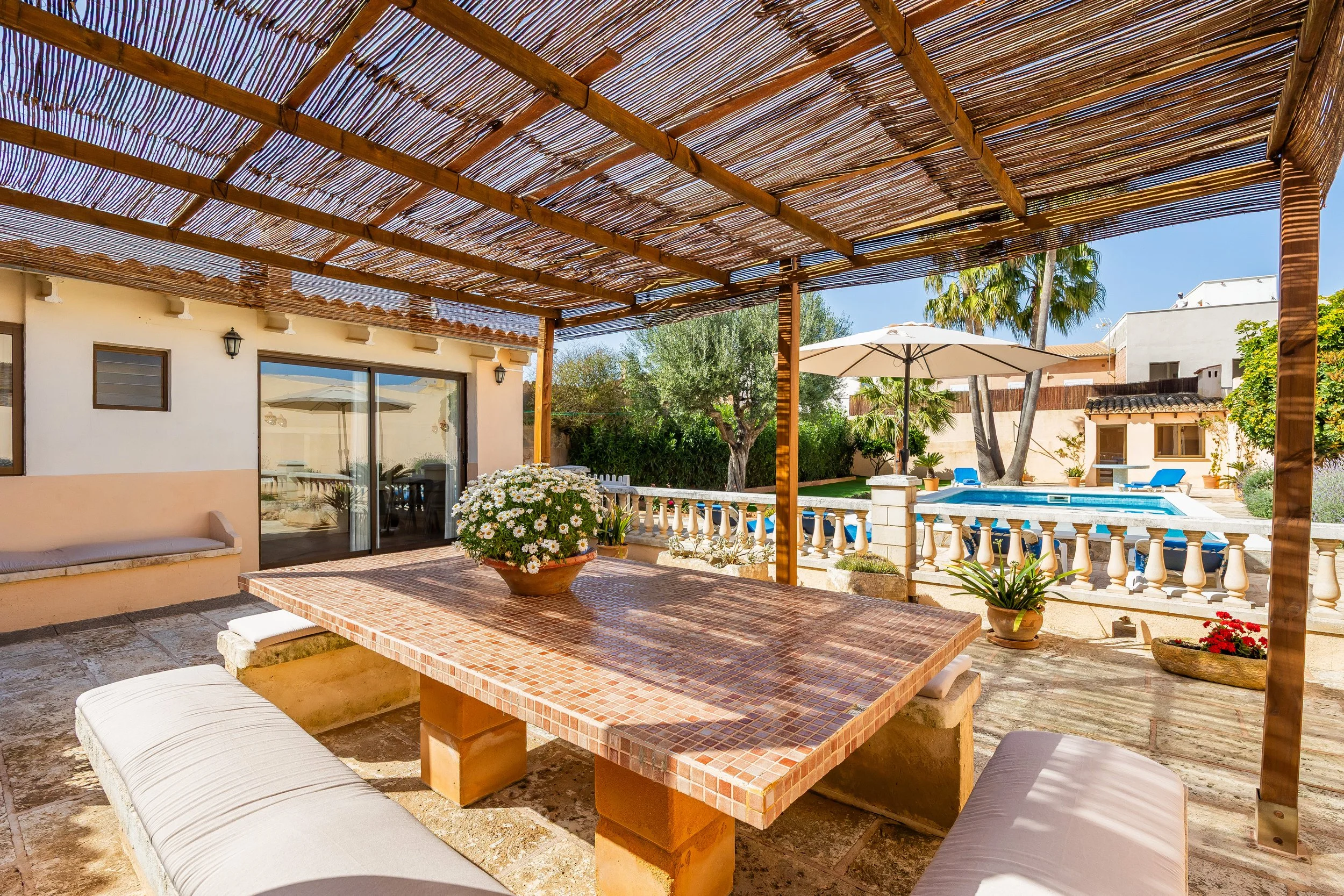 Sol d’Es Trenc Mallorca coastal property with swimming pool near Es Trenc beach real estate photography