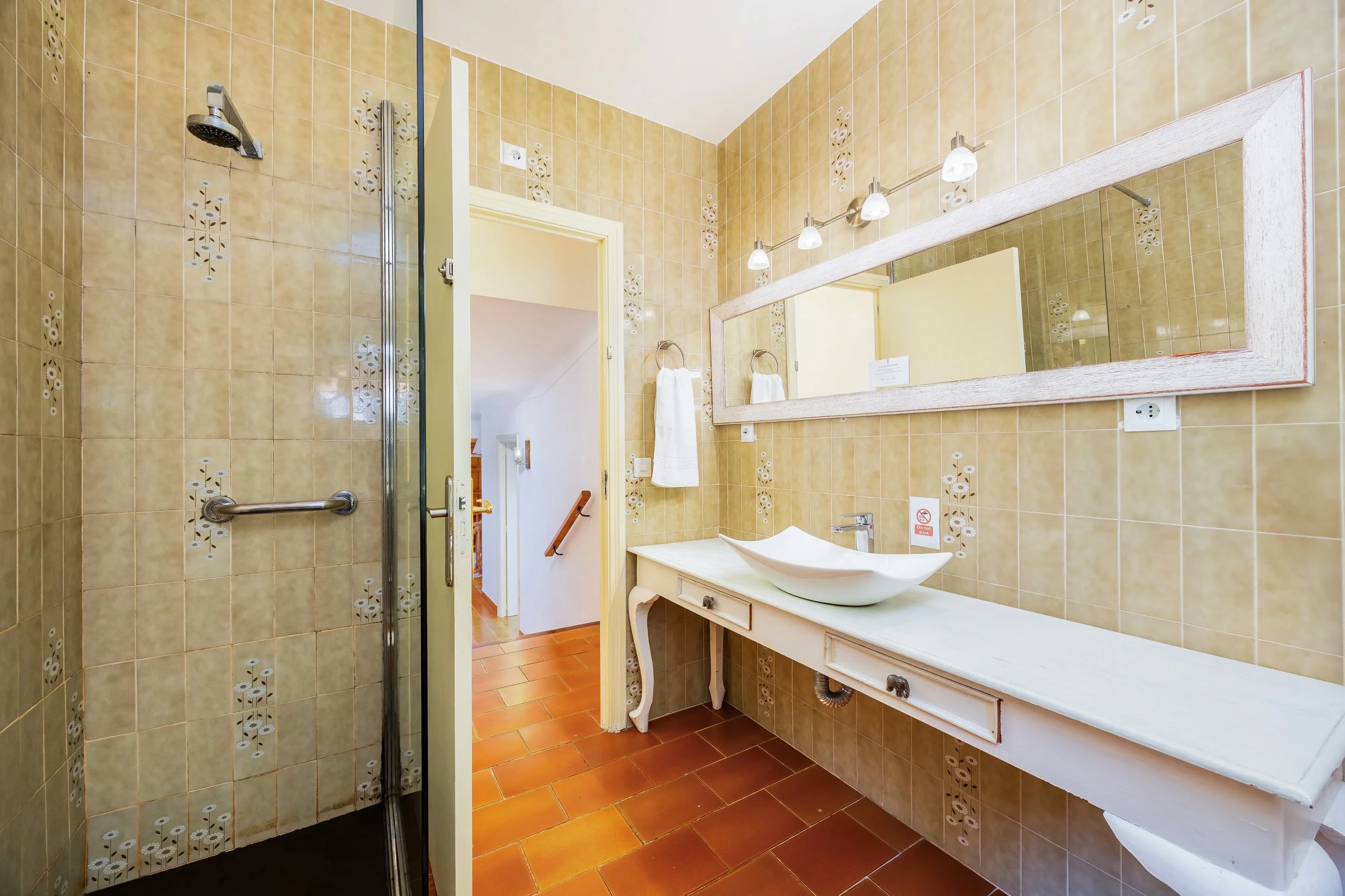 Traditional Mallorcan finca interior photography with natural light and rustic details