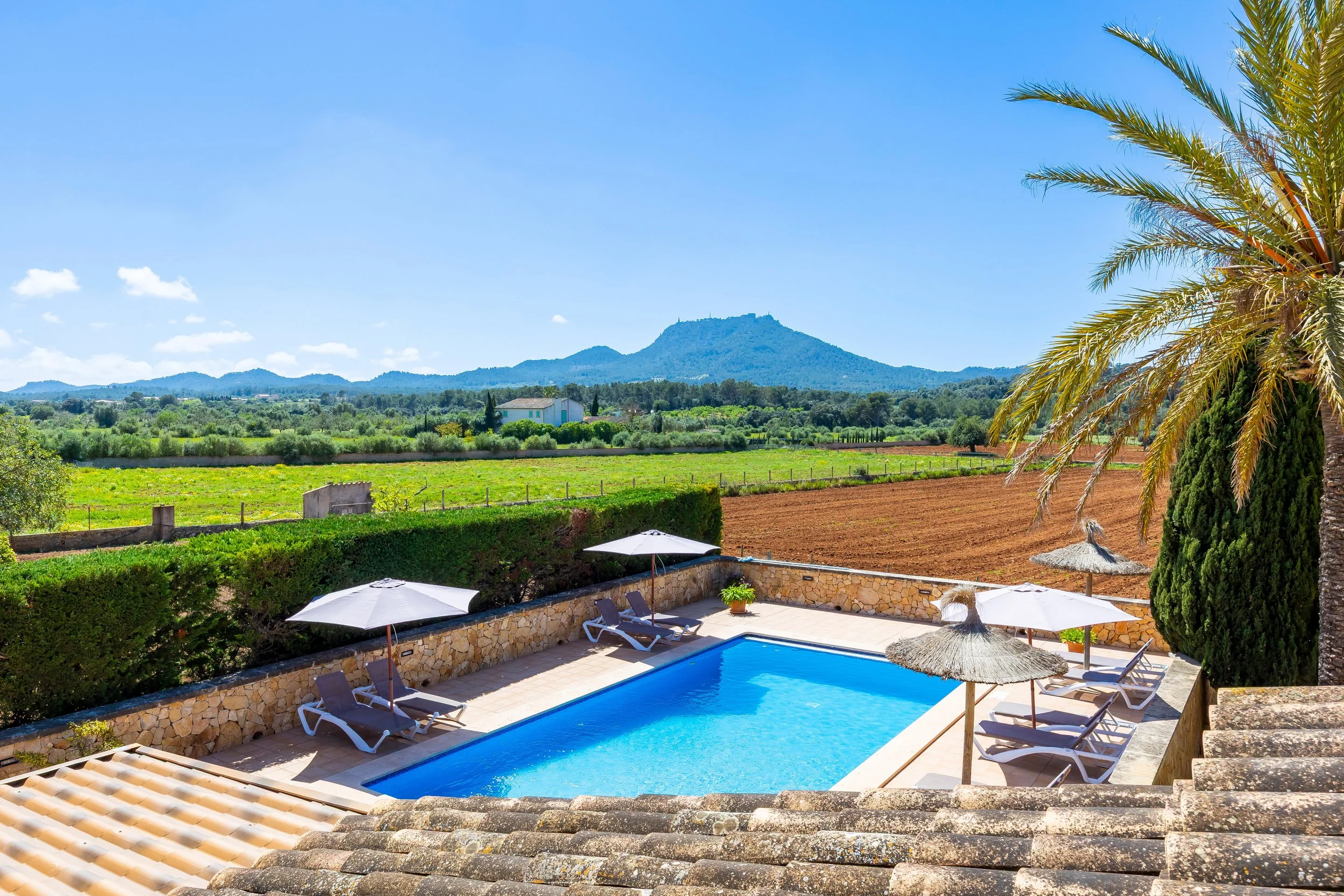 Cas Cuni Mallorca traditional house exterior with natural light real estate photography