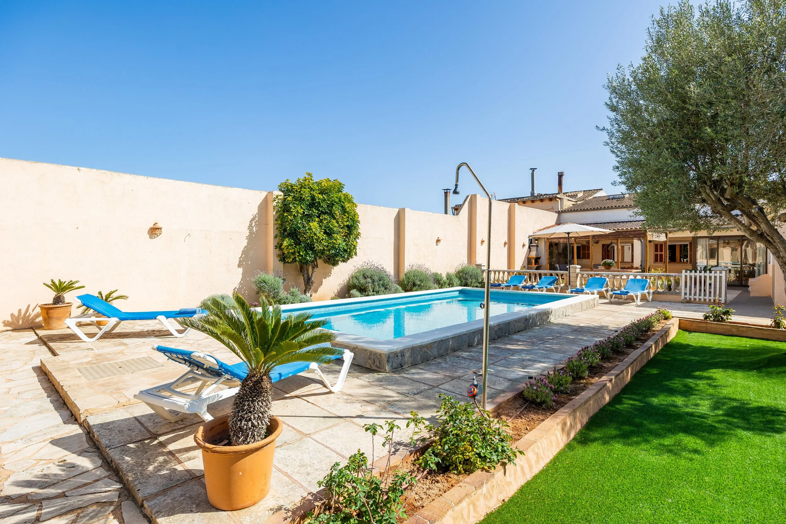 Sol d’Es Trenc Mallorca coastal property with swimming pool near Es Trenc beach real estate photography
