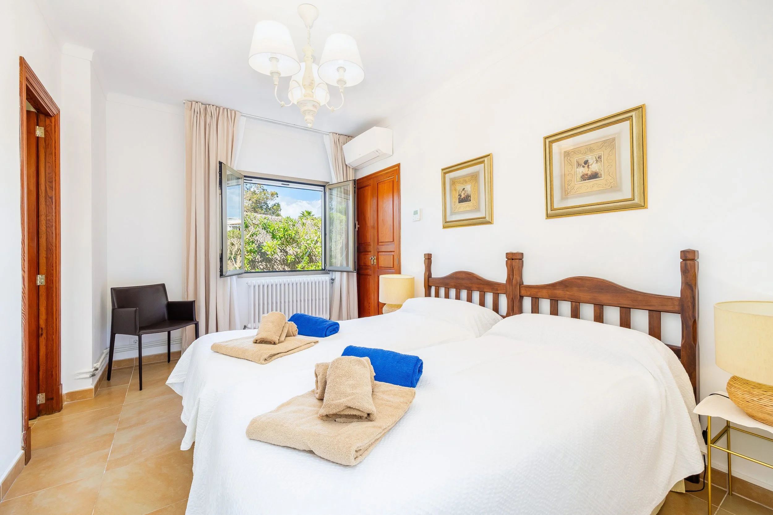 Coastal interior of Can Fernando Es Pontàs Mallorca with panoramic sea views and natural light real estate photography