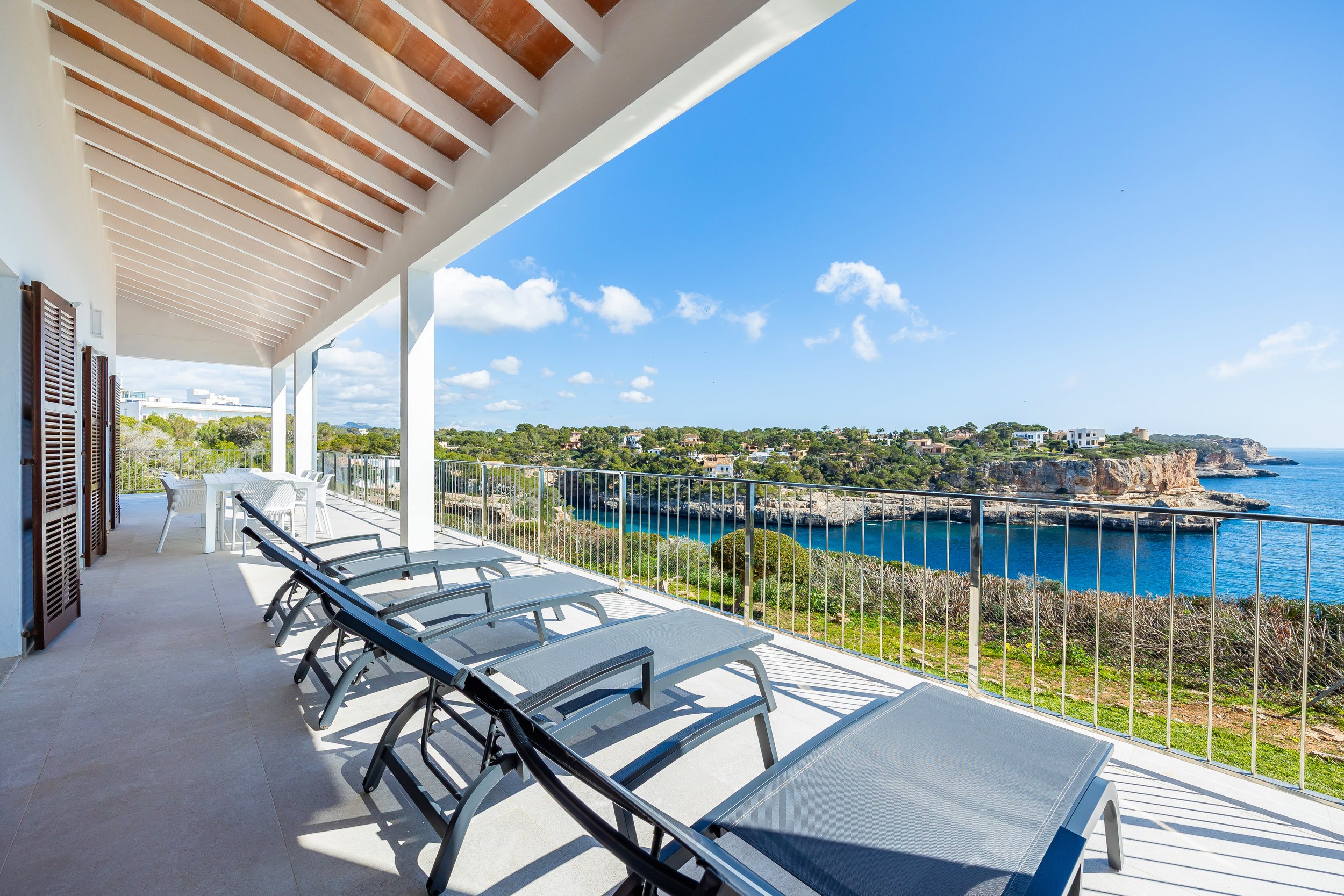 Can Fernando Es Pontàs Mallorca first line coastal property with panoramic sea views real estate photography