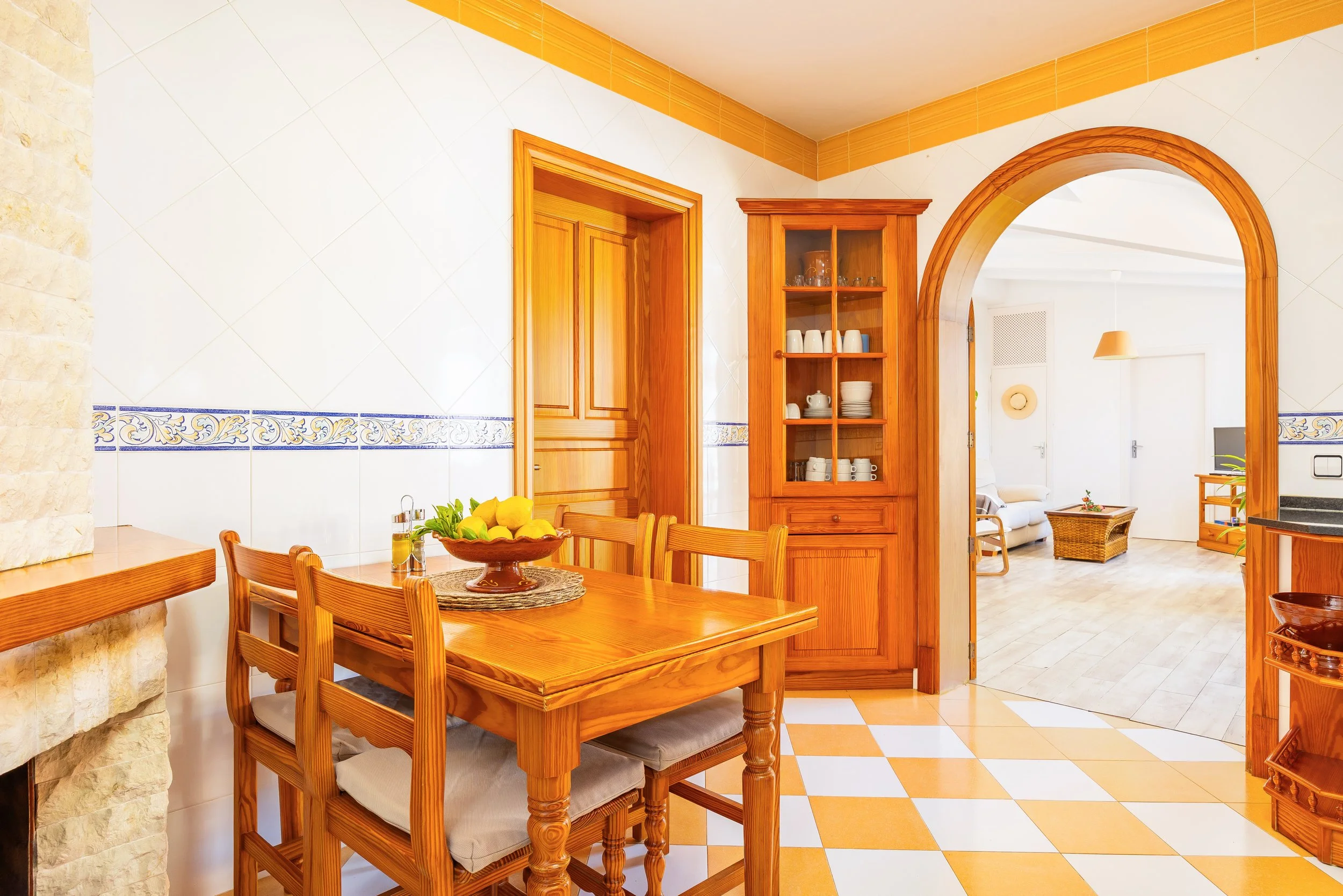 Coastal interior at Sol d’Es Trenc Mallorca with natural light and Mediterranean style real estate photography