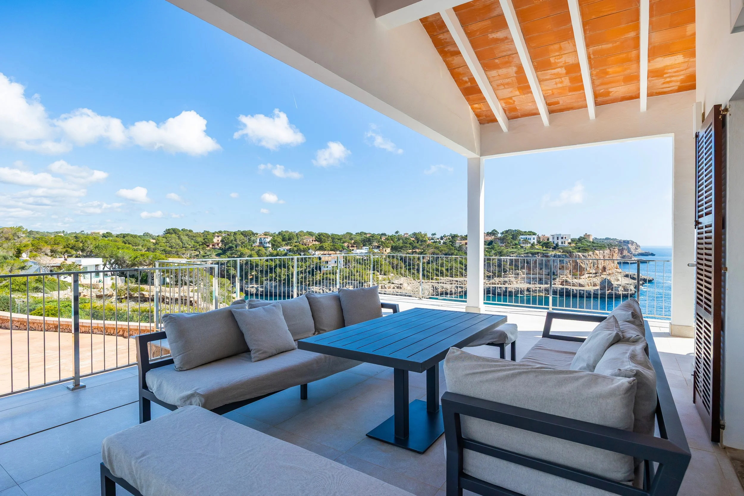 Can Fernando Es Pontàs Mallorca first line coastal property with panoramic sea views real estate photography