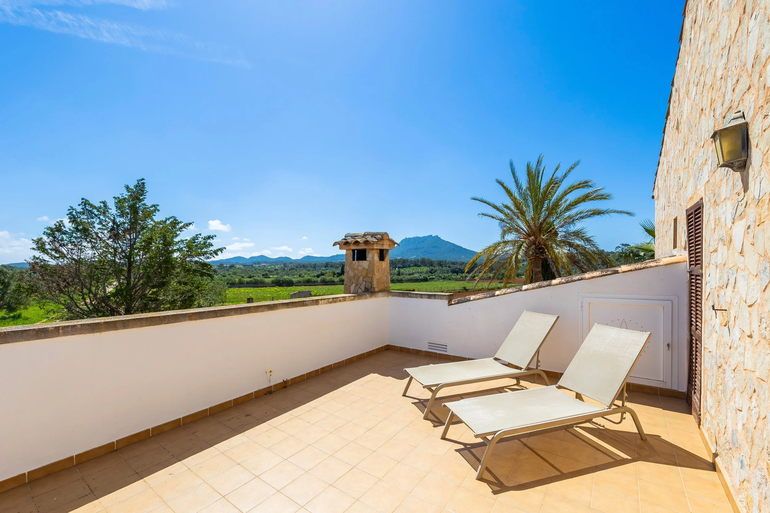 Cas Cuni Mallorca traditional house exterior with natural light real estate photography