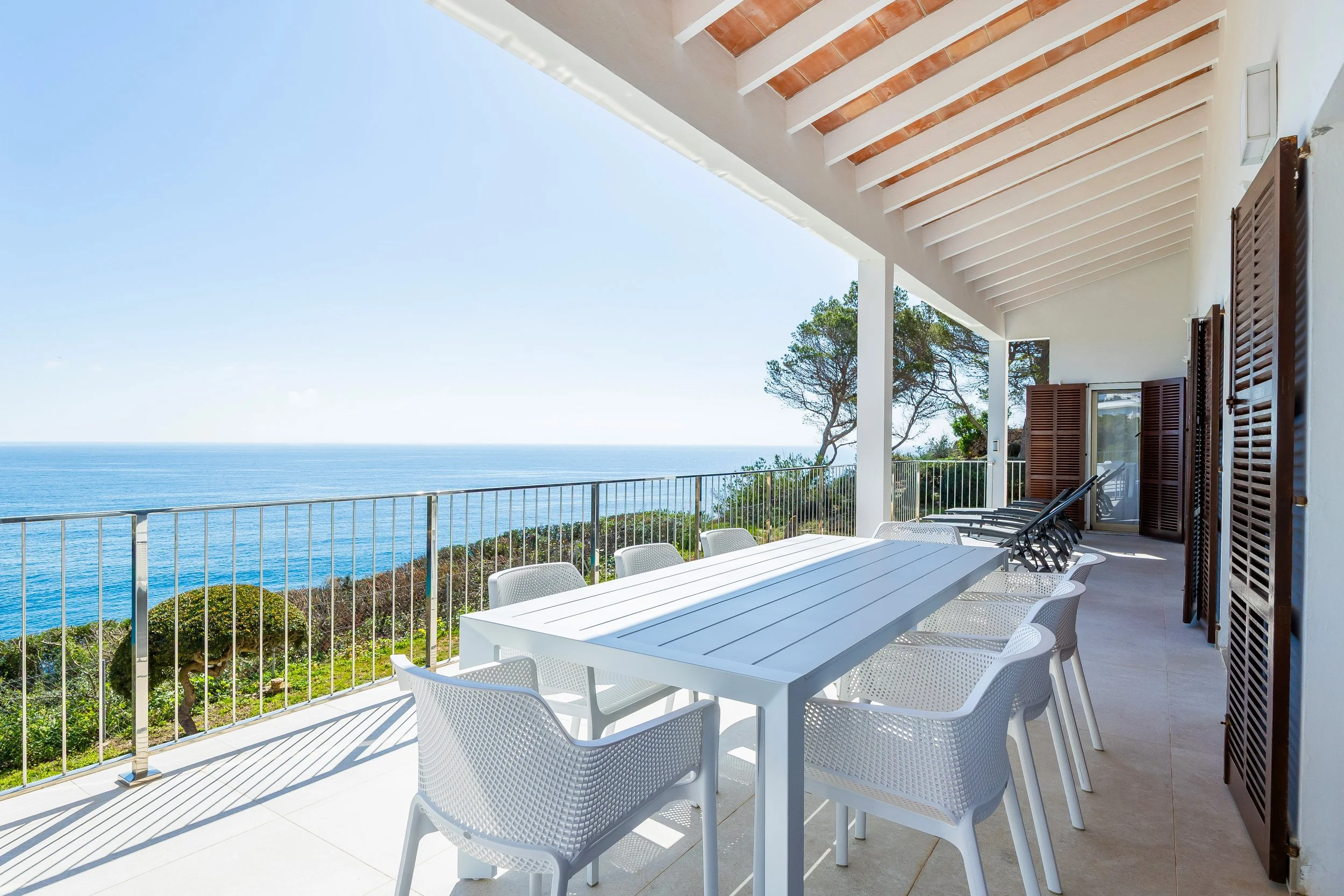 Can Fernando Es Pontàs Mallorca first line coastal property with panoramic sea views real estate photography