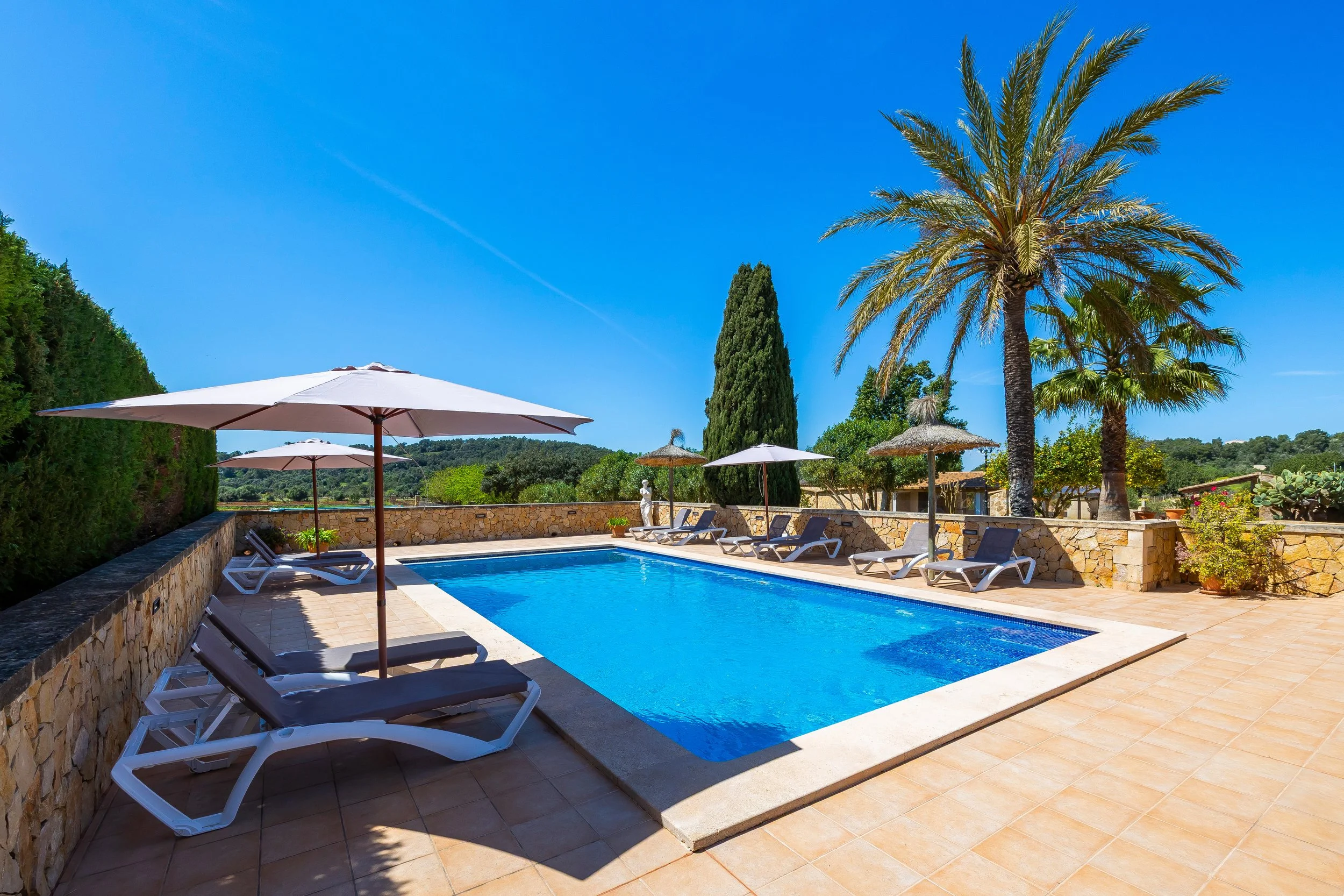 Cas Cuni Mallorca traditional house exterior with natural light real estate photography
