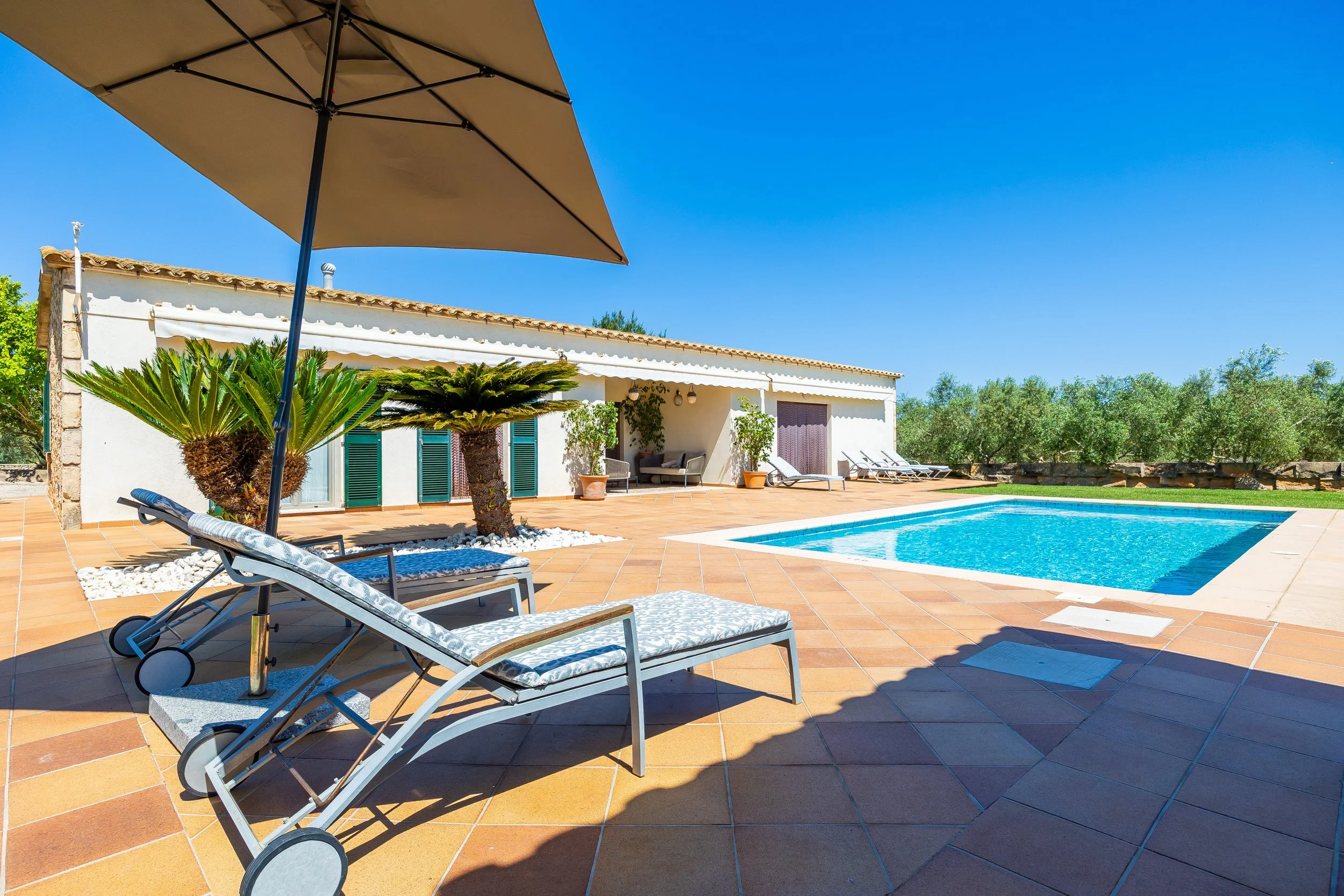 Sa Finca Mallorca finca with swimming pool, large garden and children’s play area real estate photography