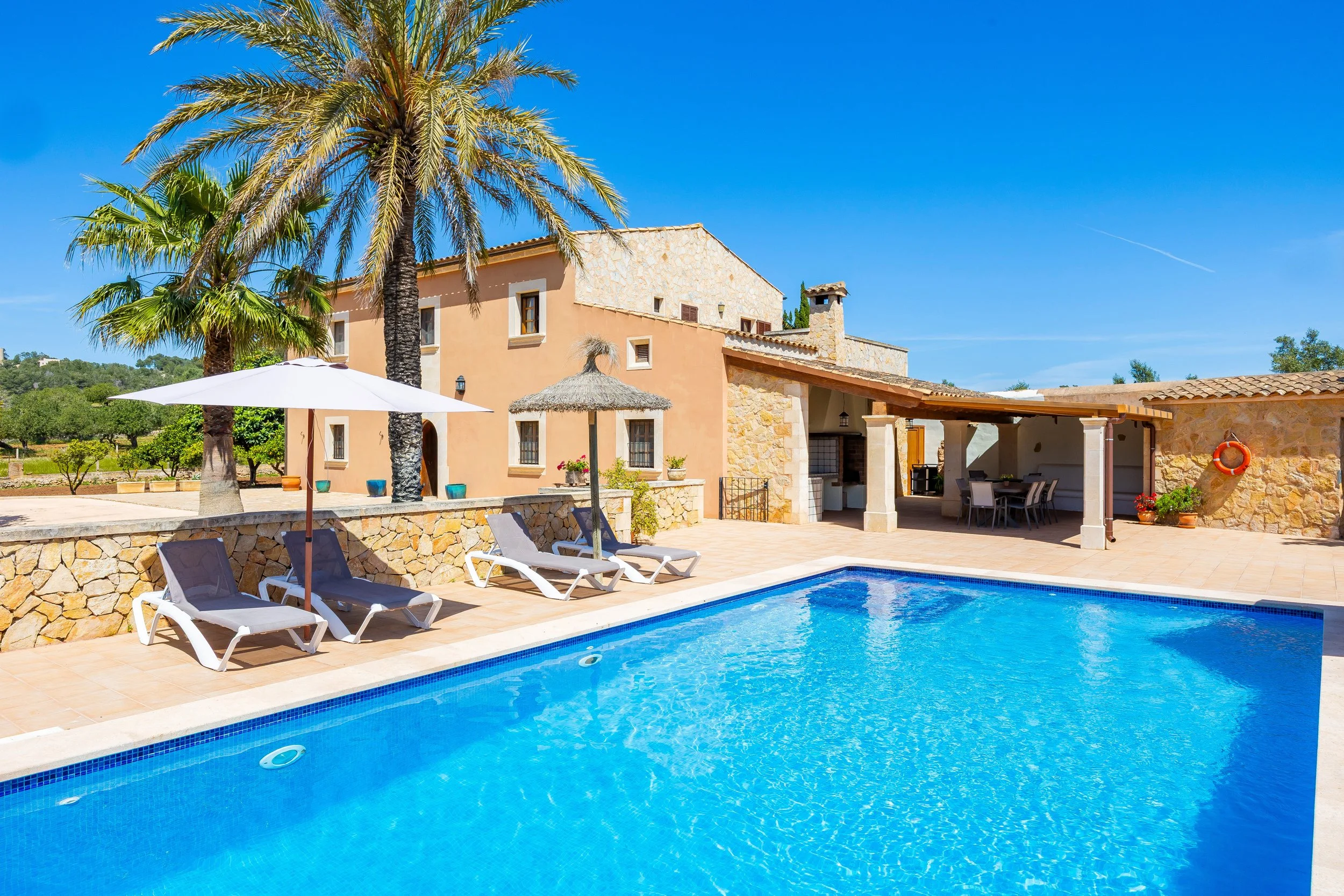 Cas Cuni Mallorca traditional house exterior with natural light real estate photography